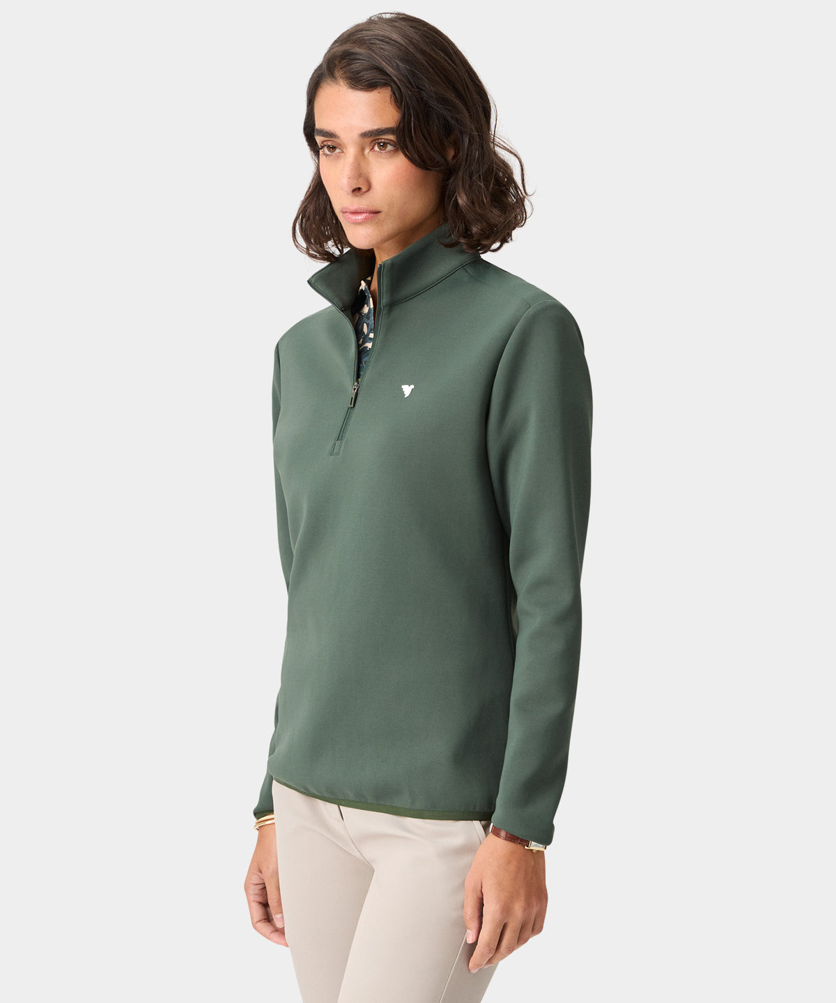 Therma Quarter Zip - Dark Green