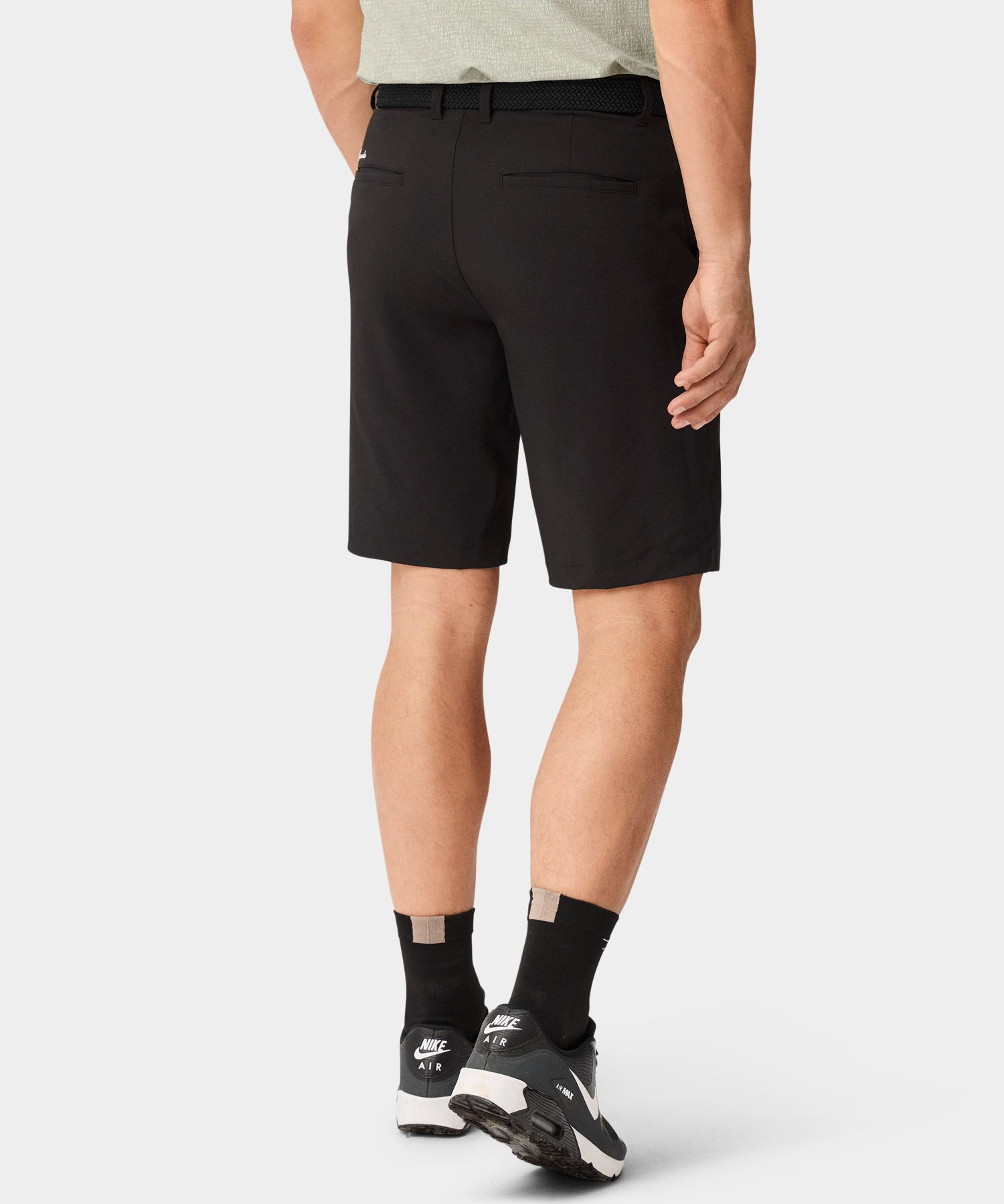 メンズウェア TANGRAM / 4WAY STRETCH TURF SHORTS BLACK Men's Four-Way Stretch Golf Shorts - Macade Golf