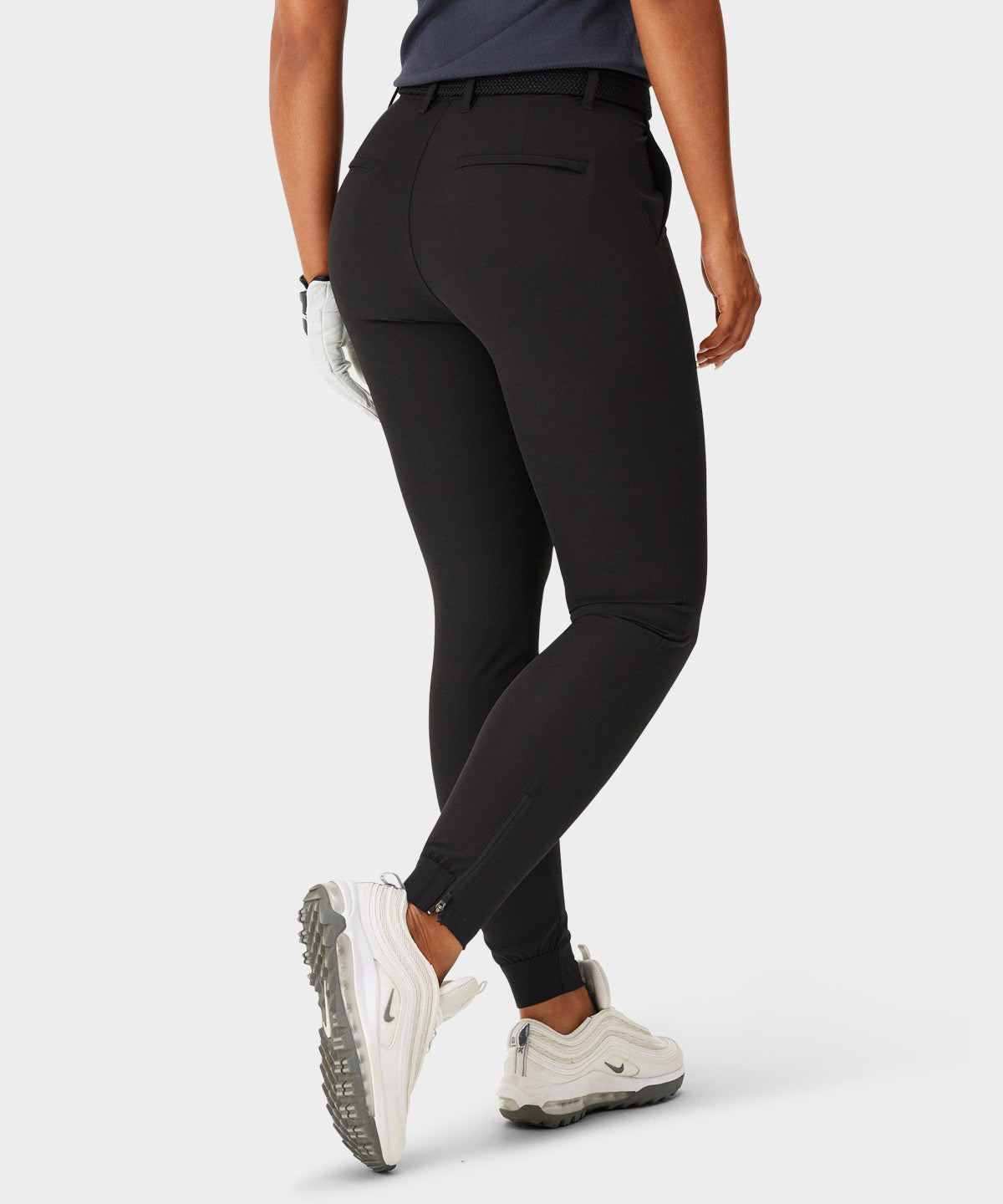 Black Four-Way Stretch Jogger