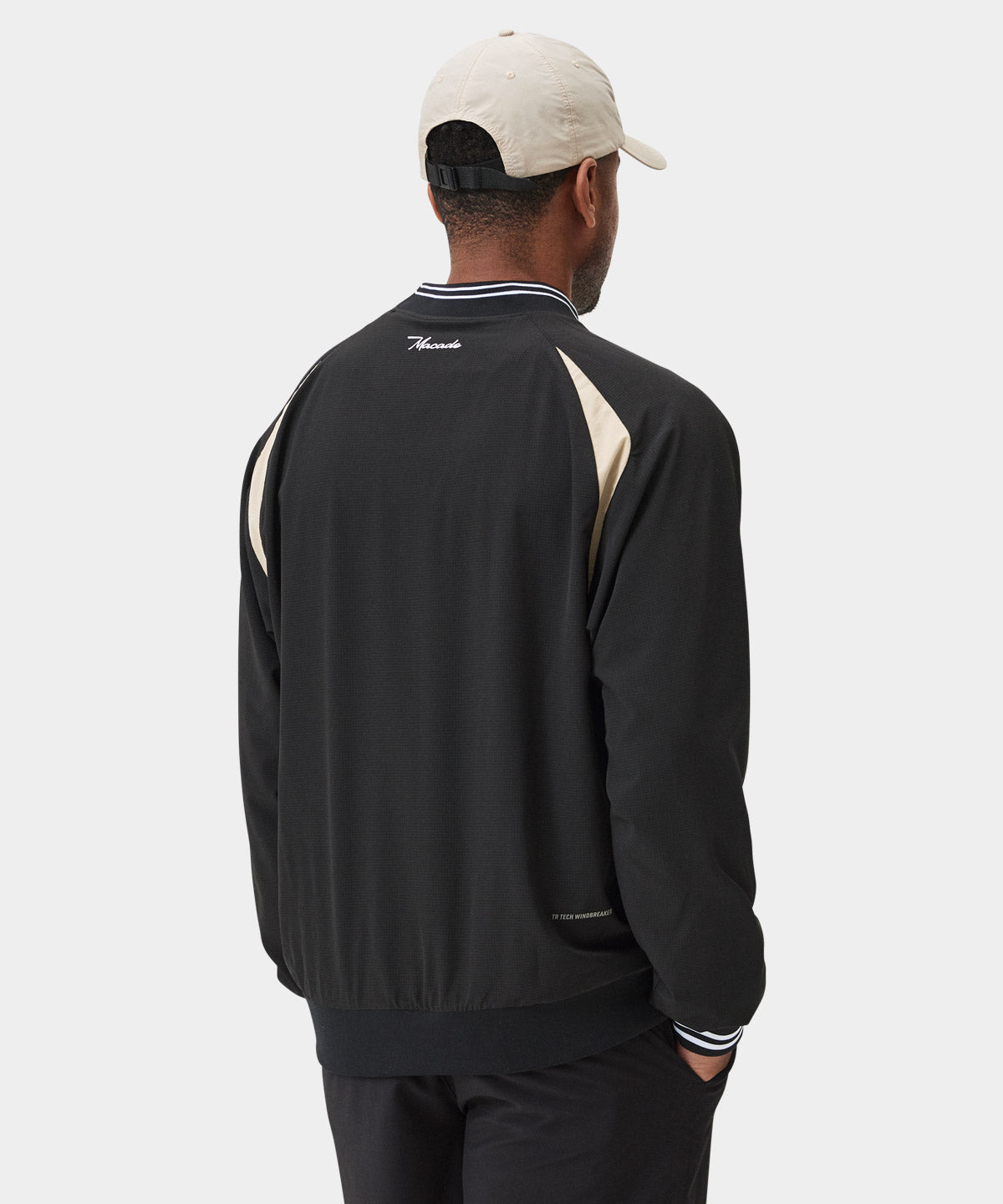 Black TX Links Windbreaker Macade Golf