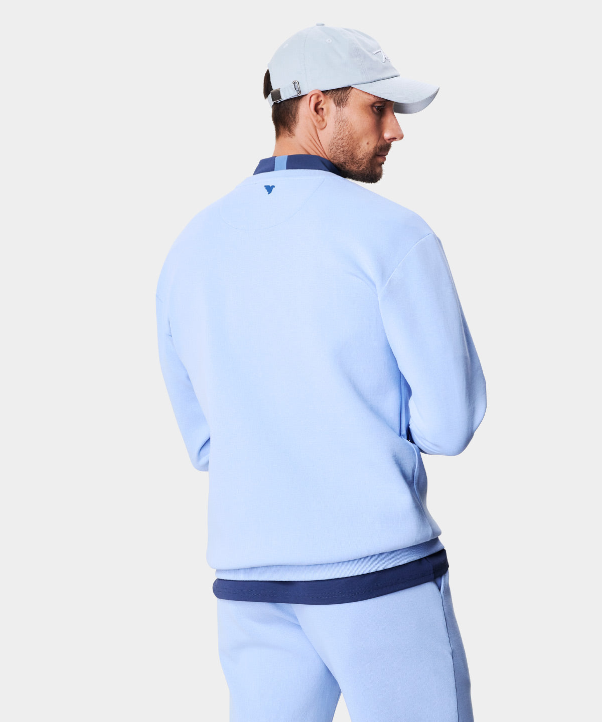 Powder Blue Range Sweater S | Macade Golf
