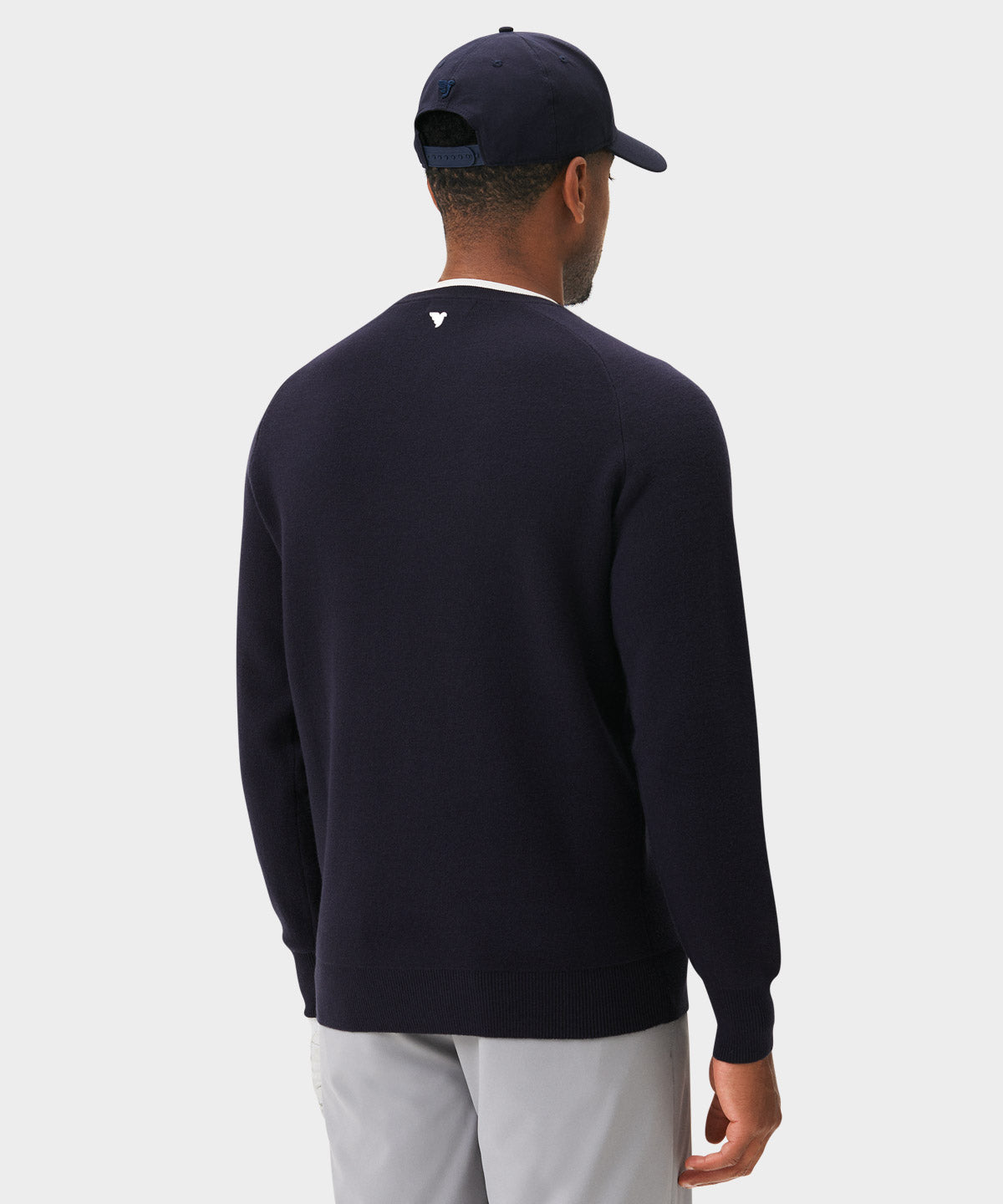 Dark Blue TX Knit Crewneck