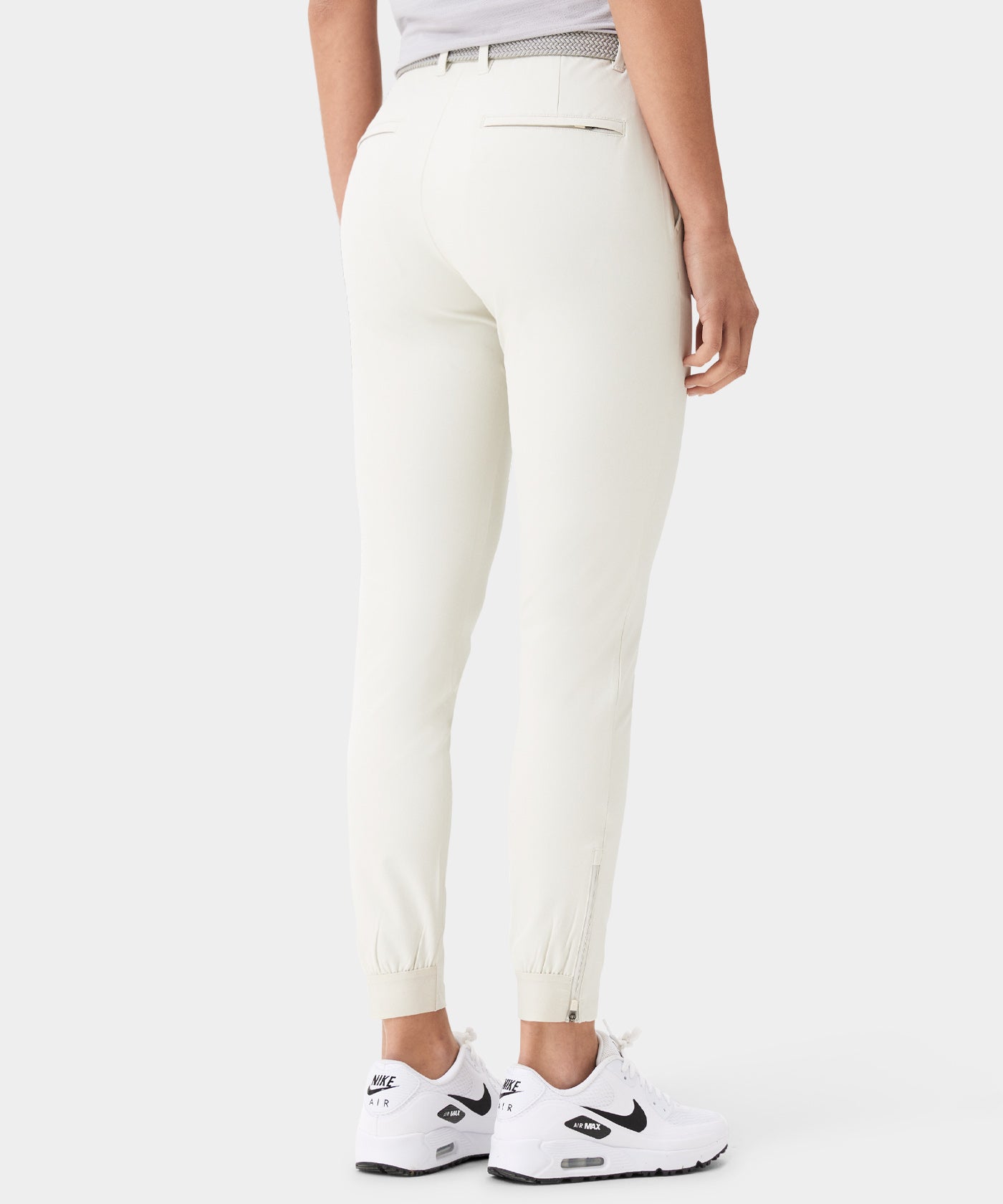 Bone White Four-way Stretch Jogger