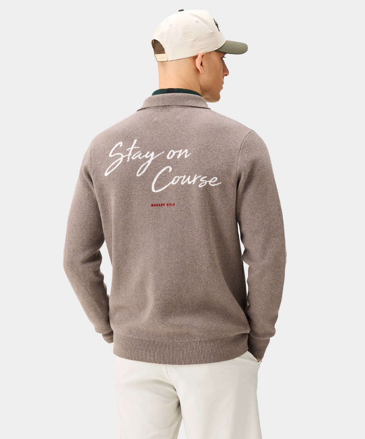 Cedar Cashmere Blend Knit Polo