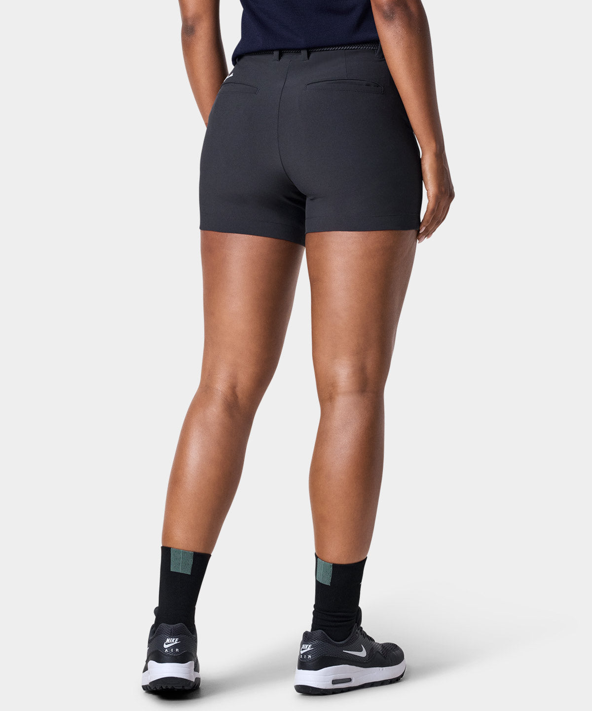 Women's Heather Grey 3 Compression Shorts