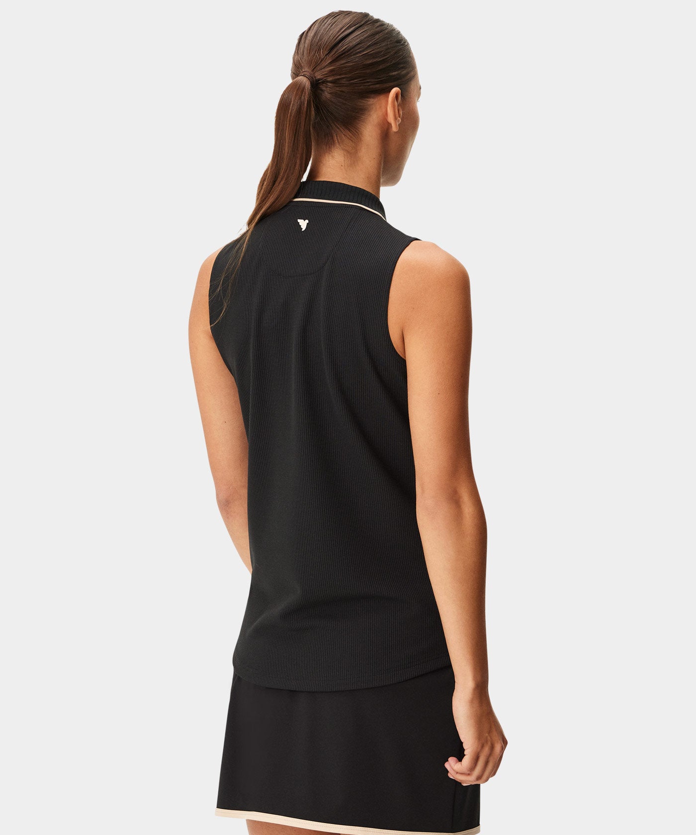 Players Zip Sleeveless Shirt - Black – Macade