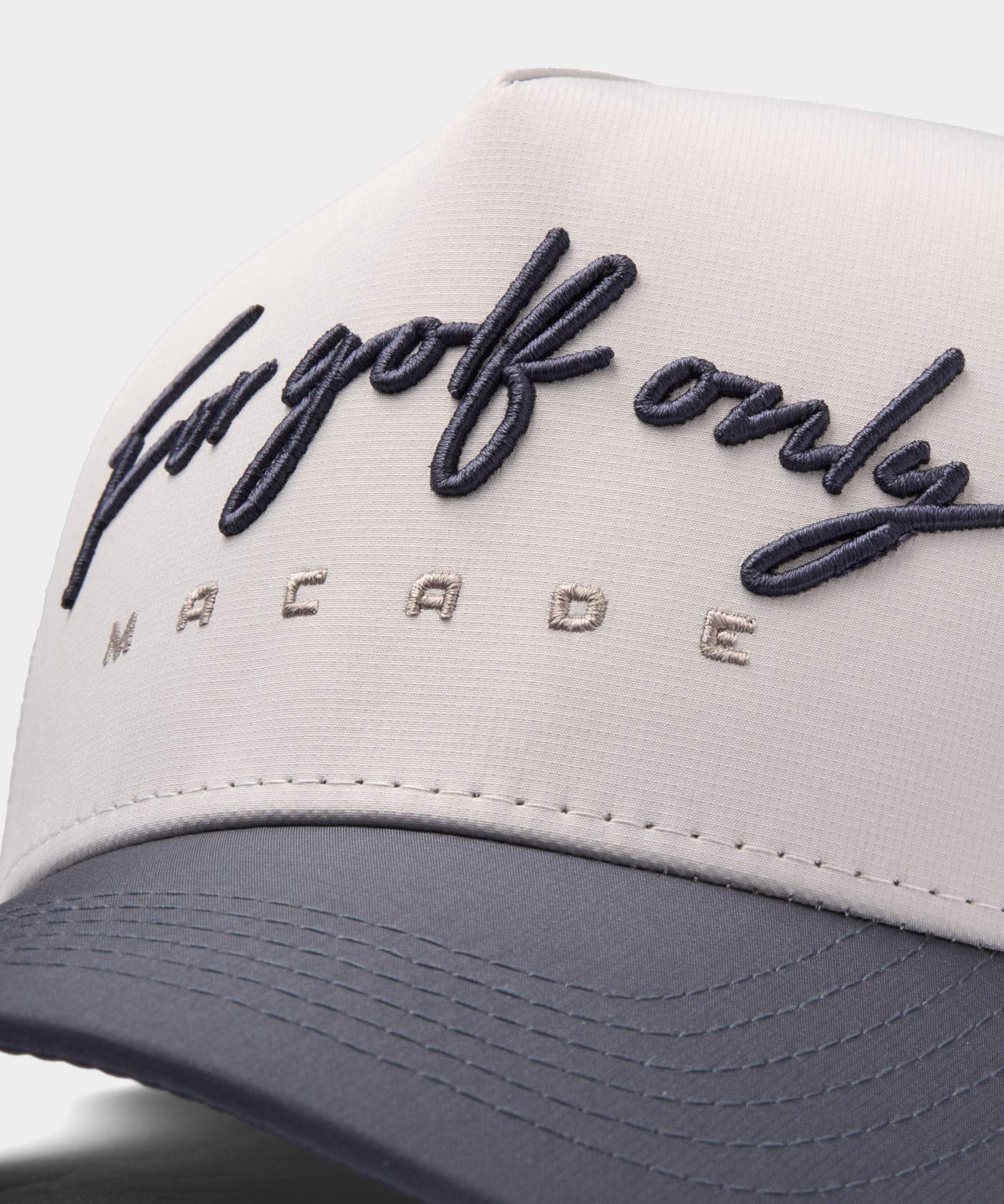 Men's Two-Tone Script Snapback Cap - Macade Golf