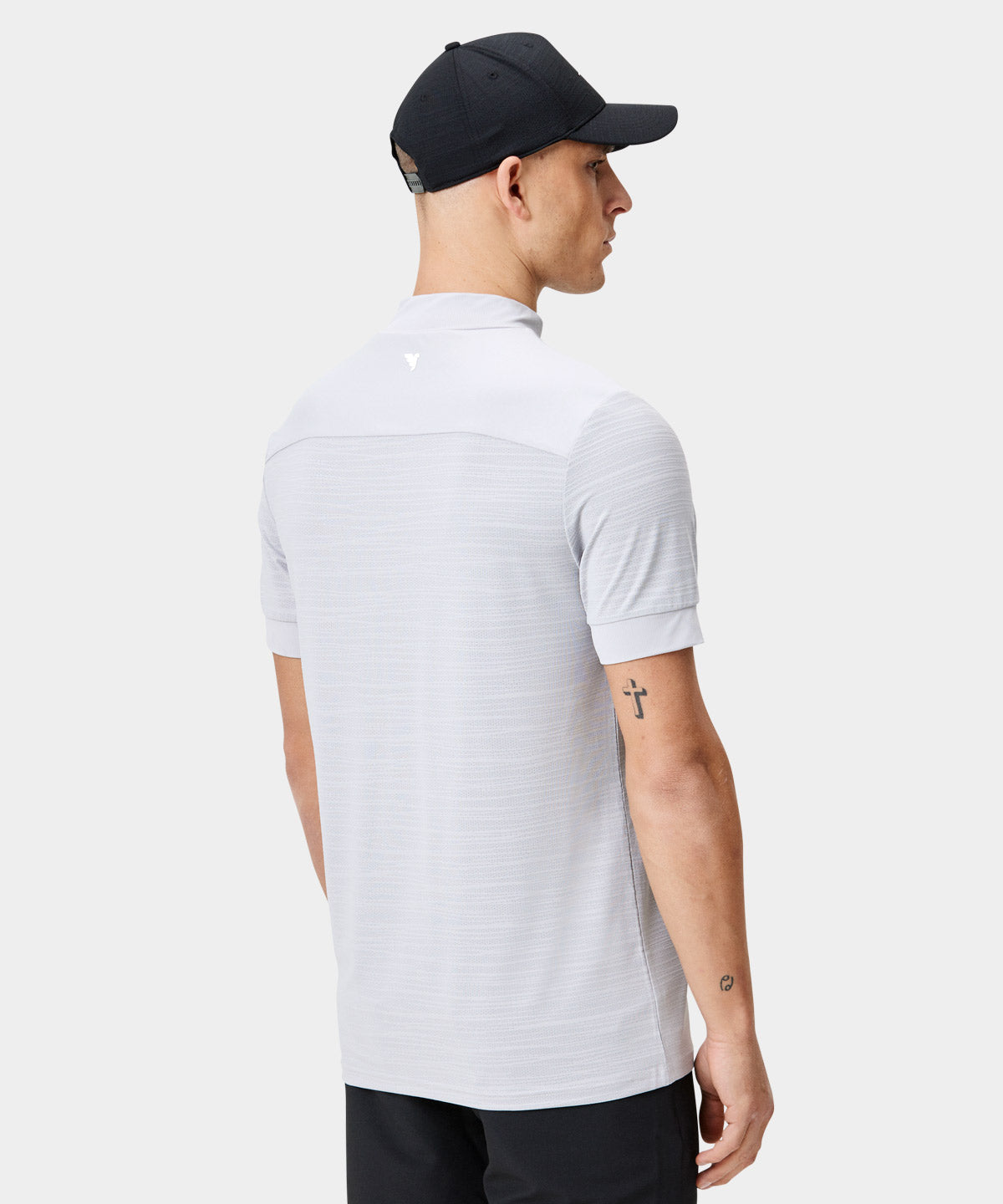 Light Gray Jupiter Mock Neck Tee