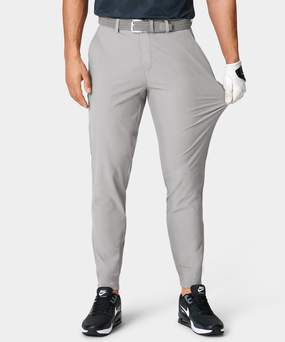 Light Grey Four-way Stretch Jogger