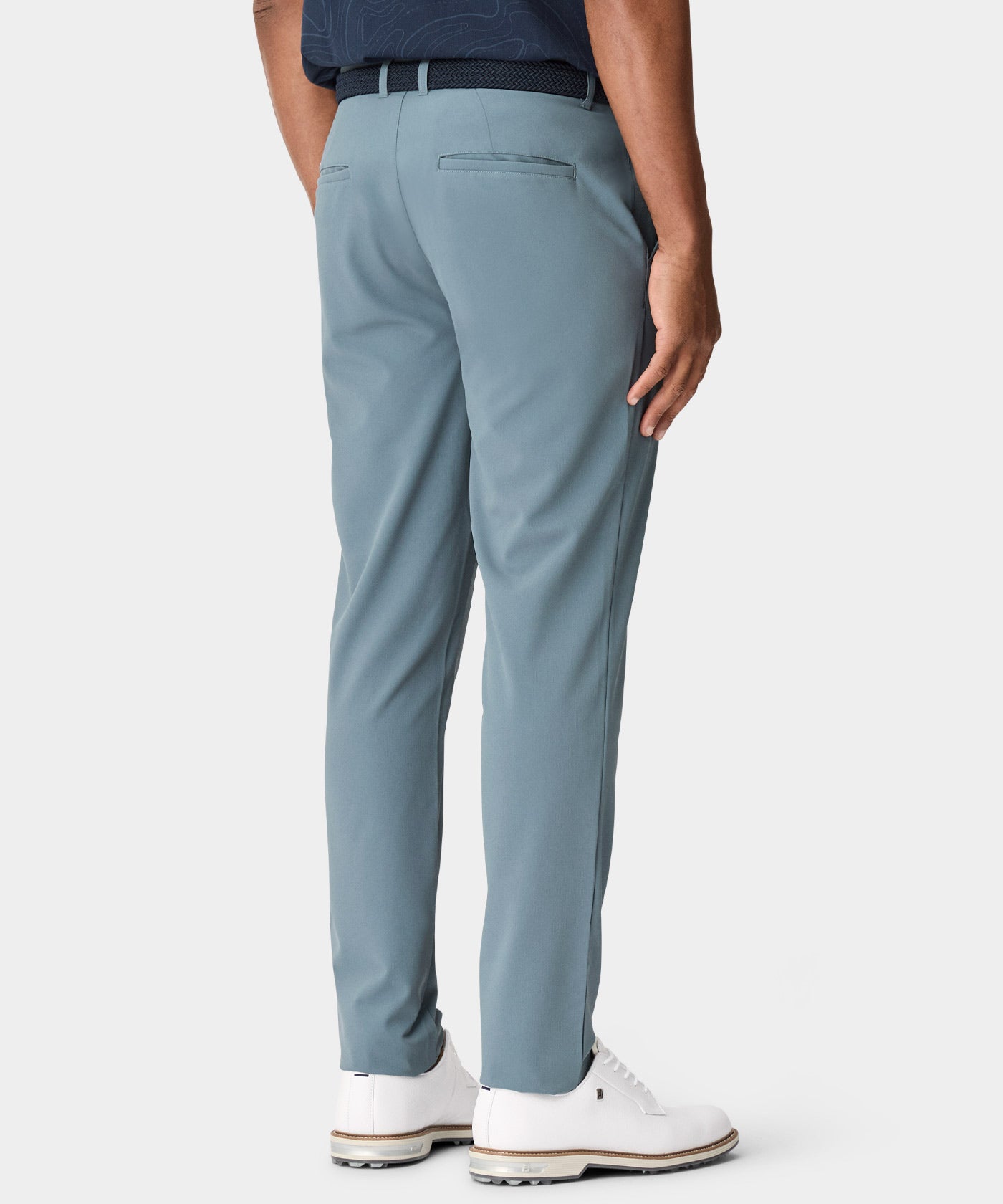 Lightweight Tapered Trouser - Stone Blue