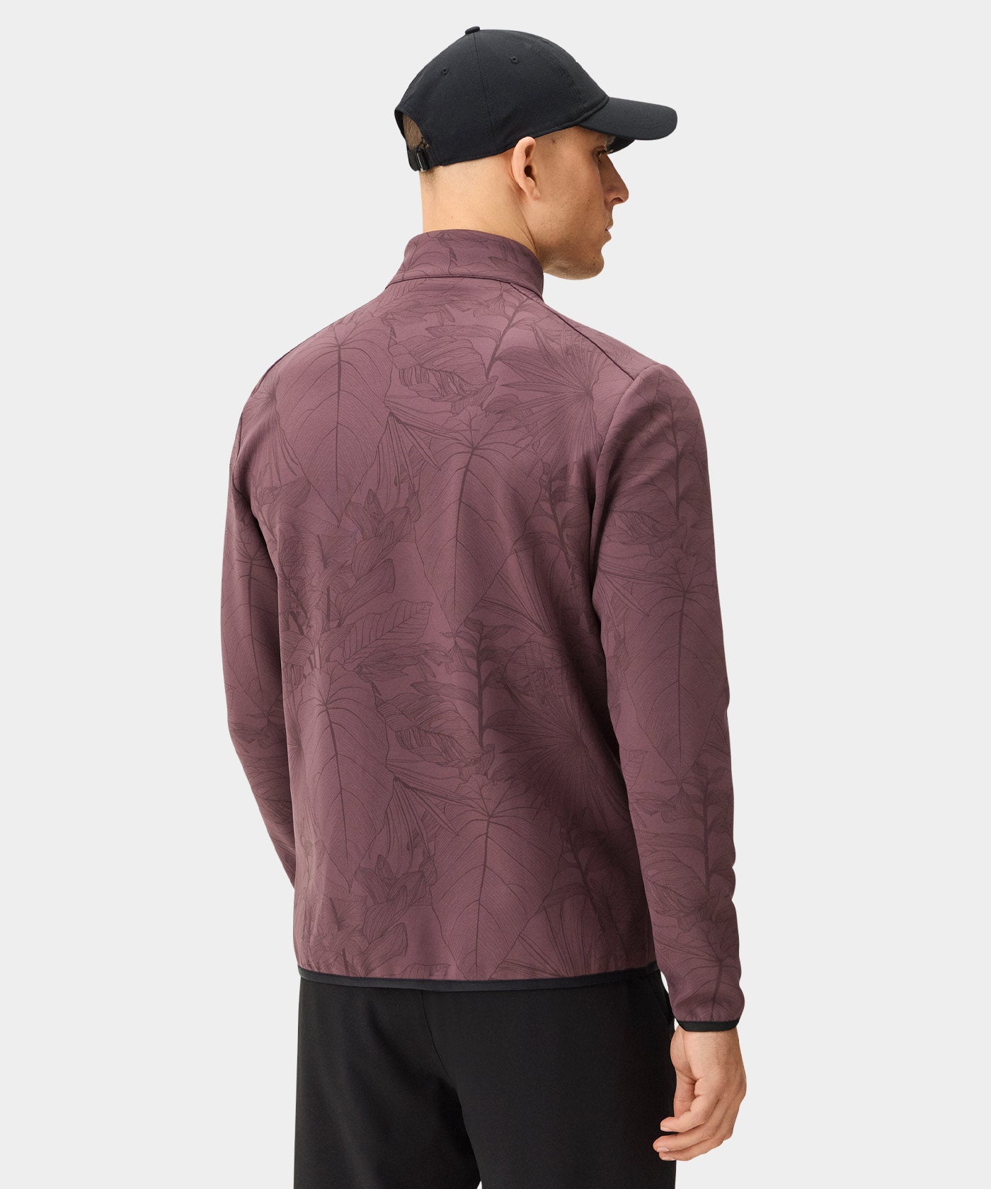 Mauve Palm Therma Quarter Zip