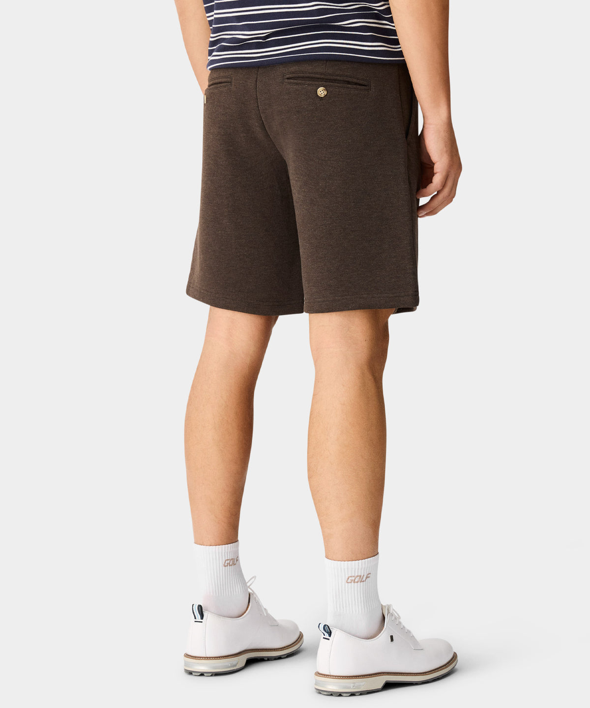 Hayes Pleated Course Shorts - Brown