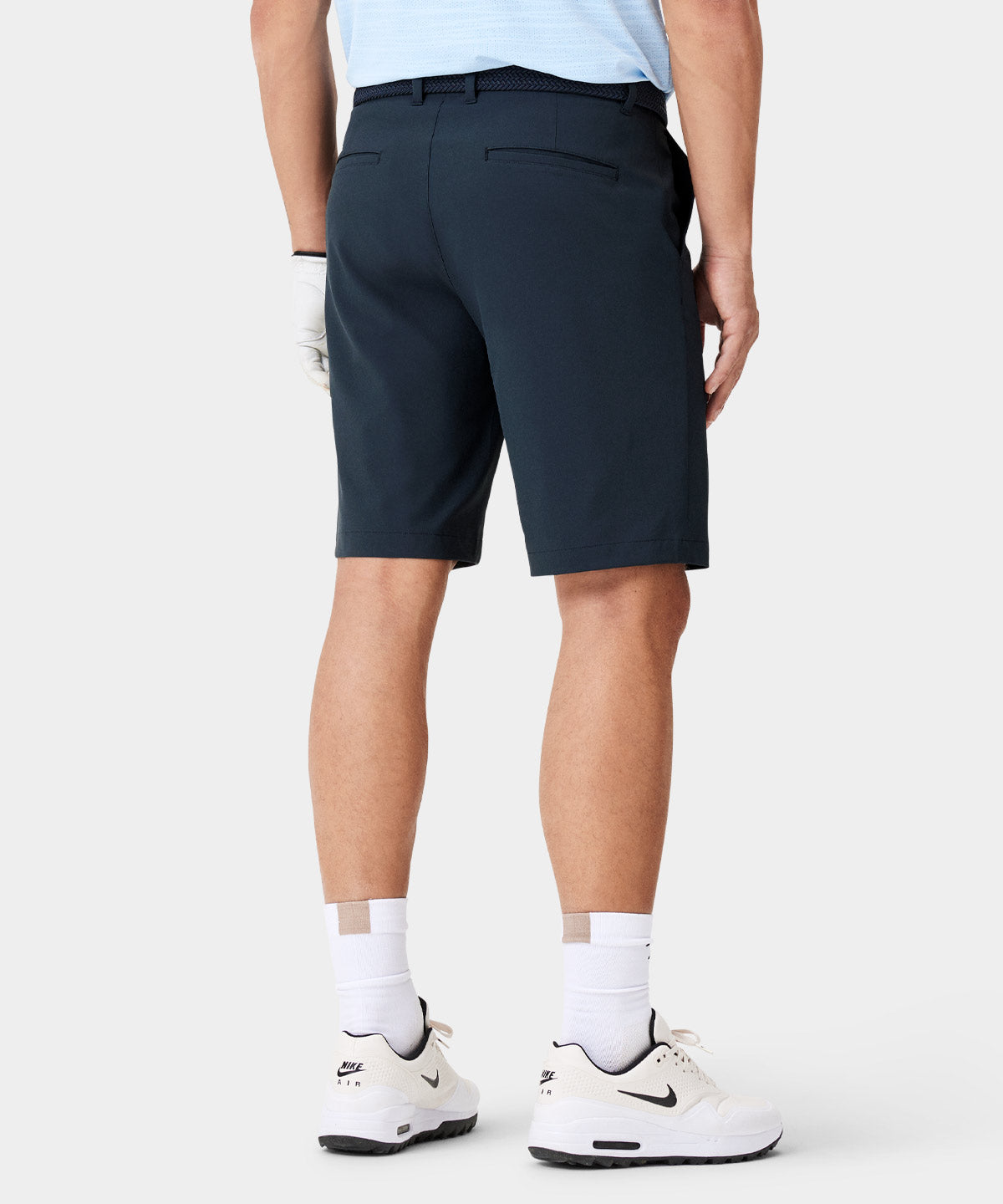 Navy Four-Way Stretch Shorts