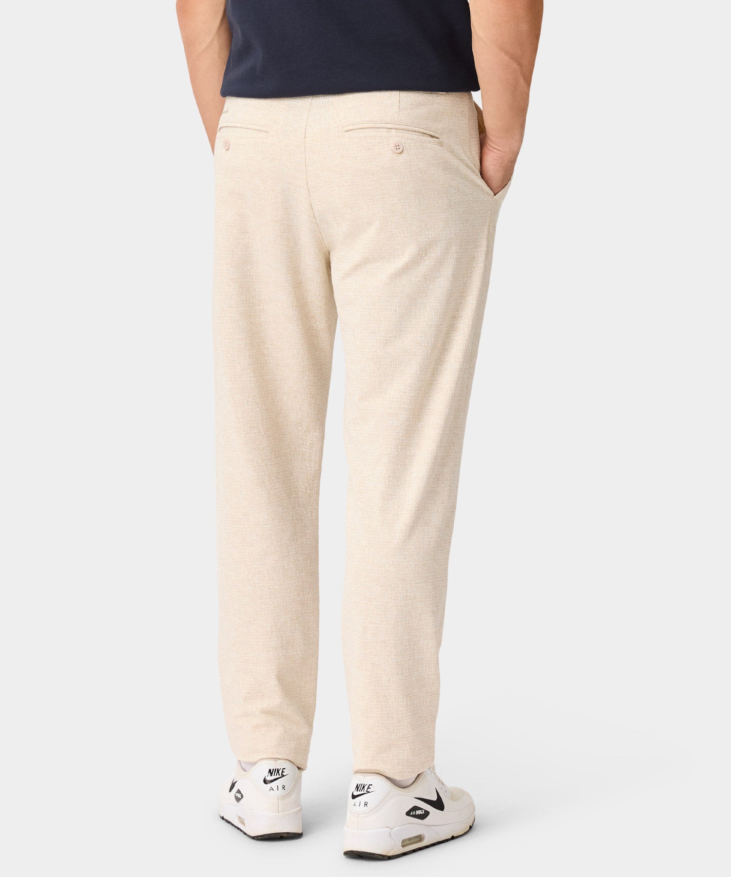 Ridgeweave Pleated Trousers - Sand – Macade