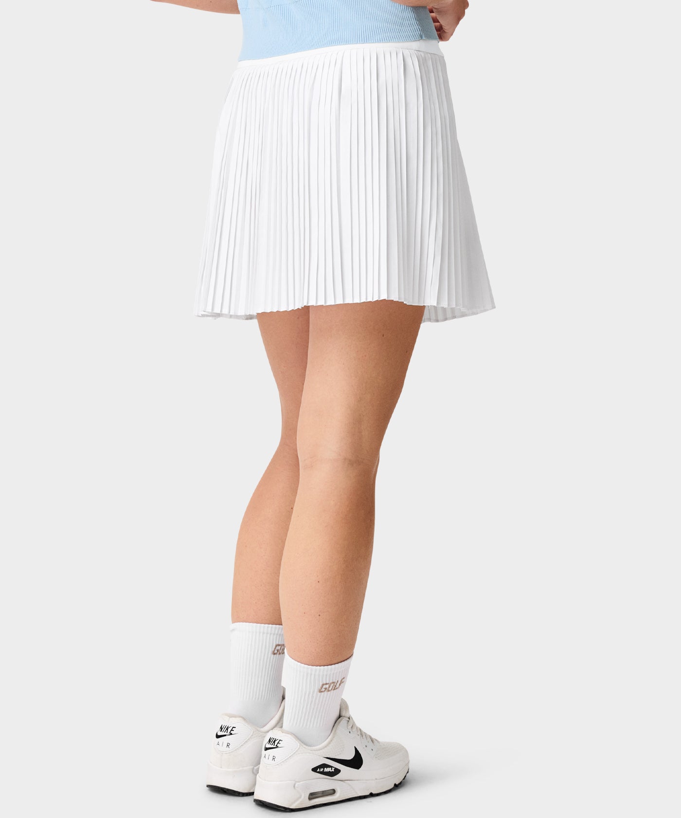 Sia Pleated TX Skort - White