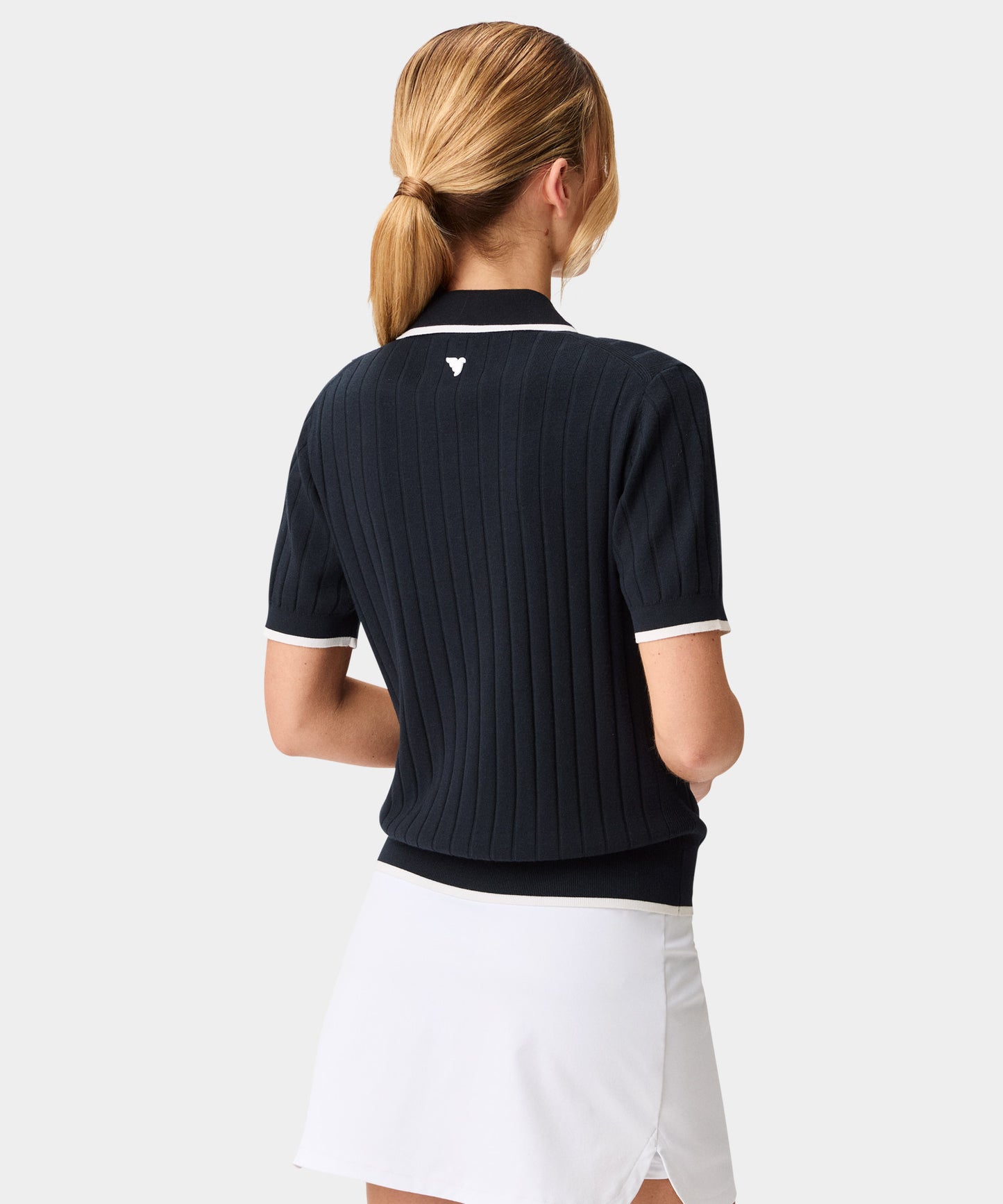 Skye Course Knit Polo - Navy