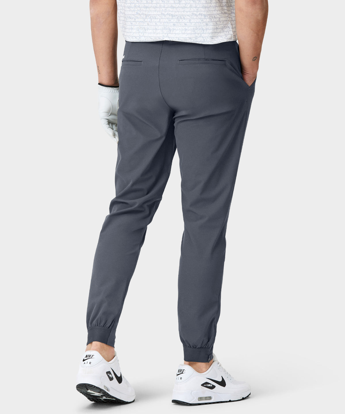 Stone Blue Four-way stretch Jogger