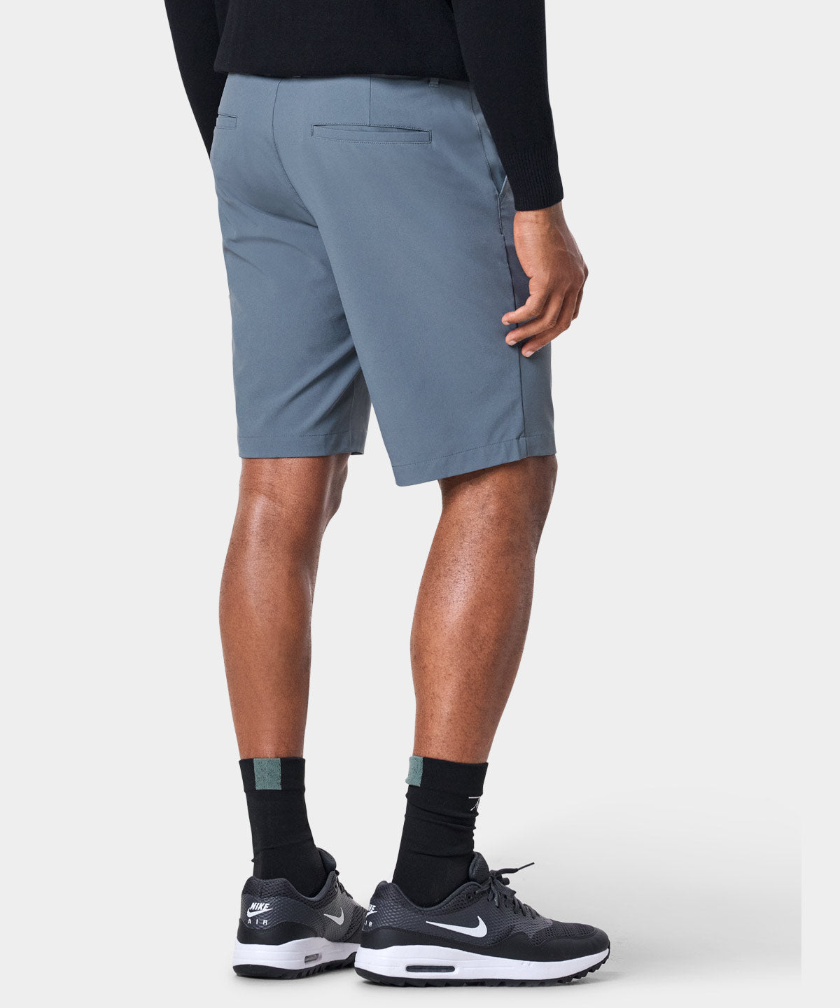 Slate Blue Four-Way Stretch Shorts