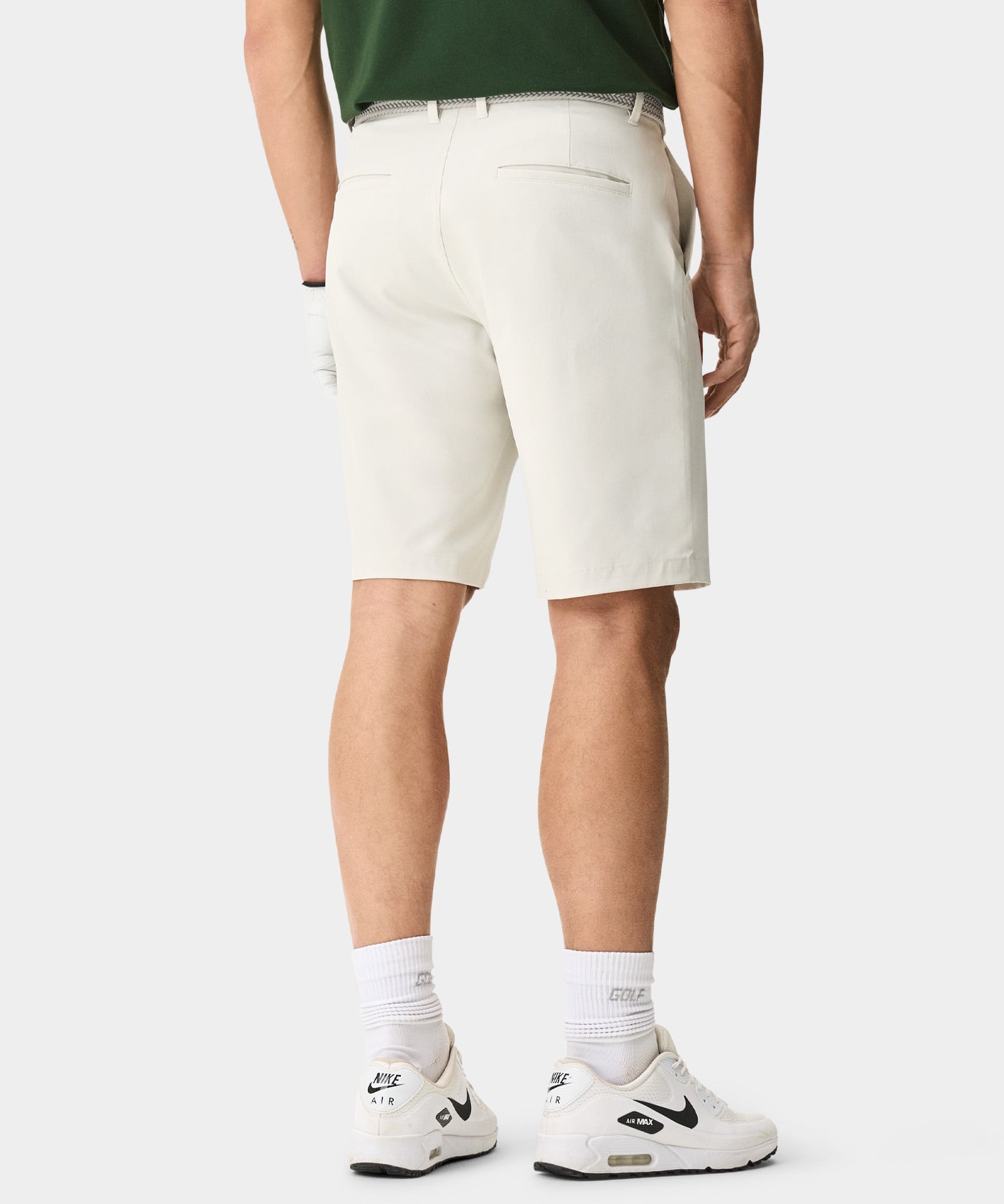 Tan Four-Way Stretch Shorts