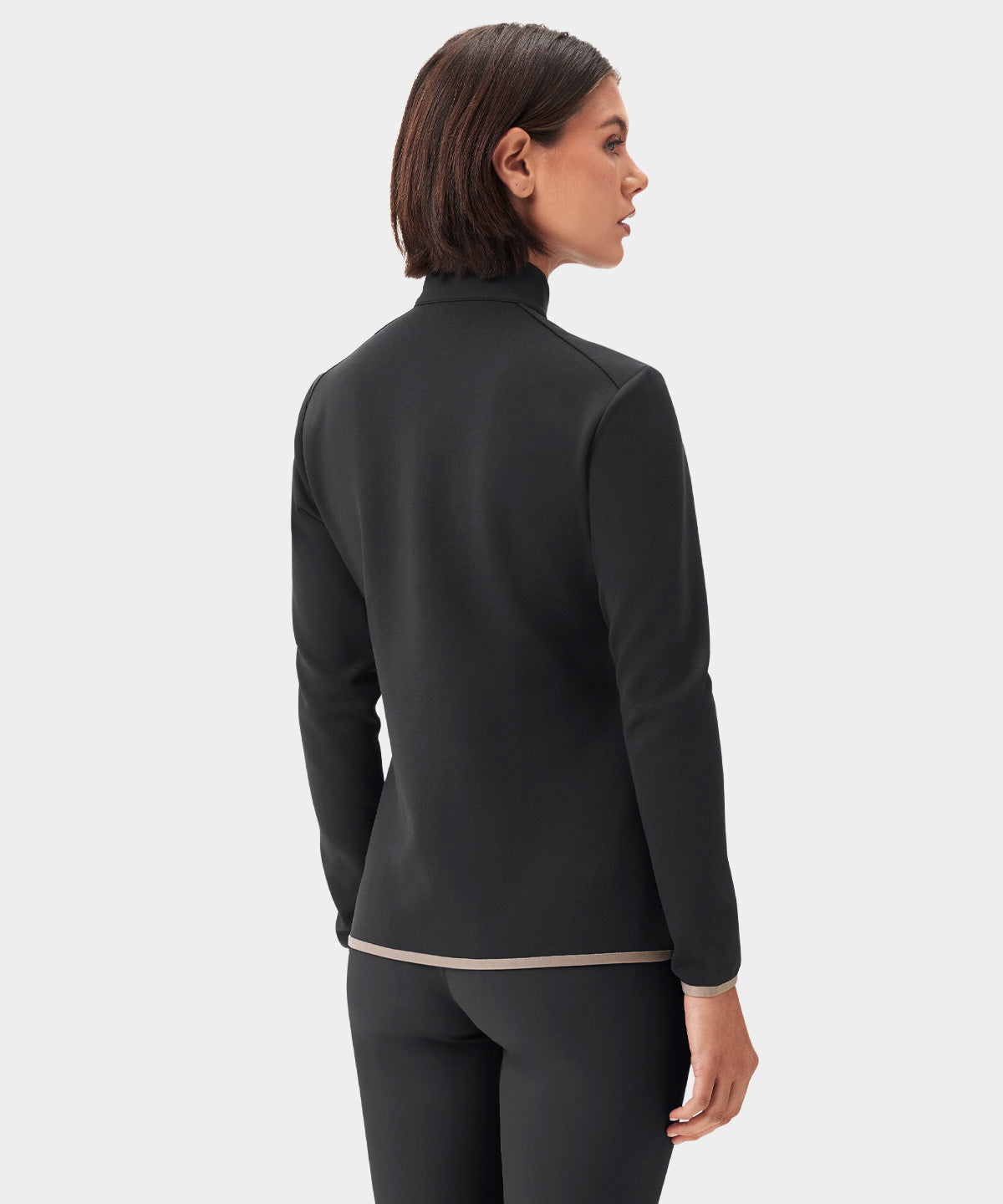 Jade Black Therma Quarter Zip