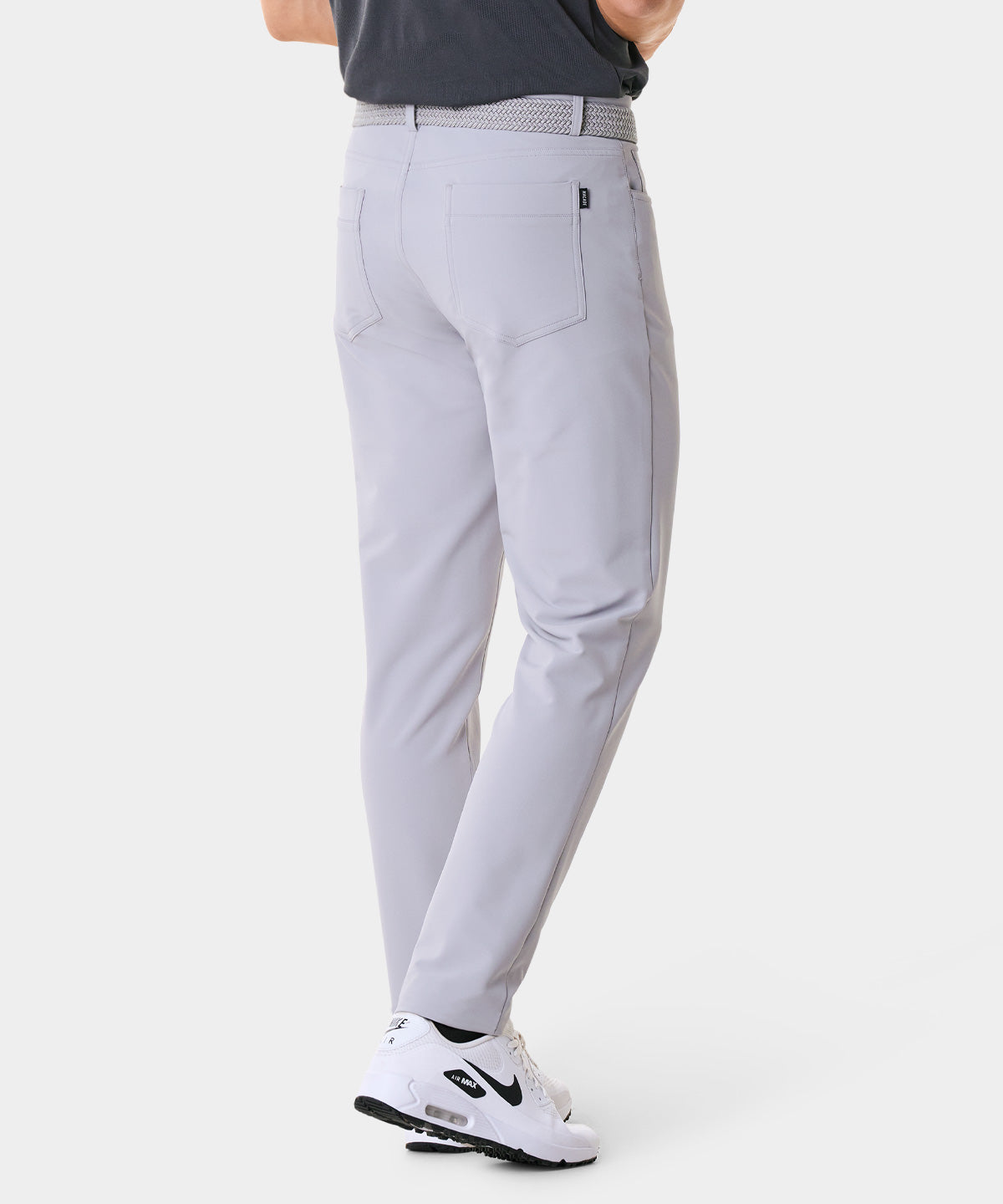 Travis Light Grey Stretch Trouser – Macade