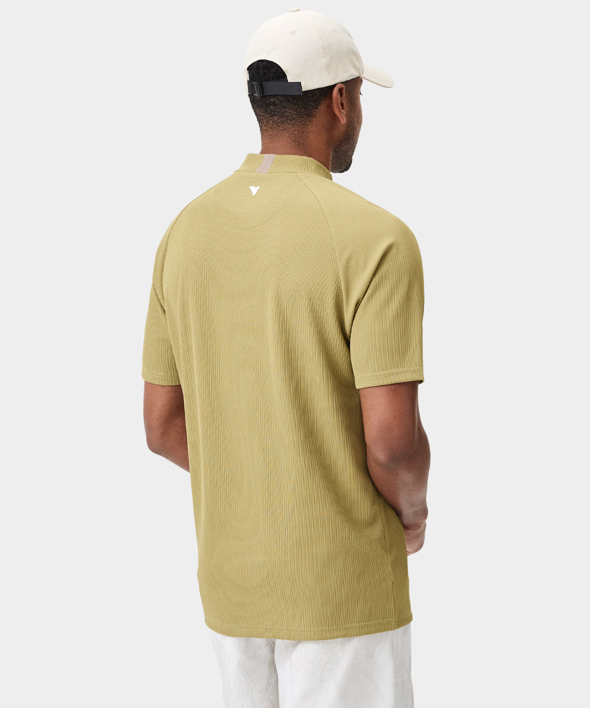 Tyler Sheen Green Mock Neck Tee