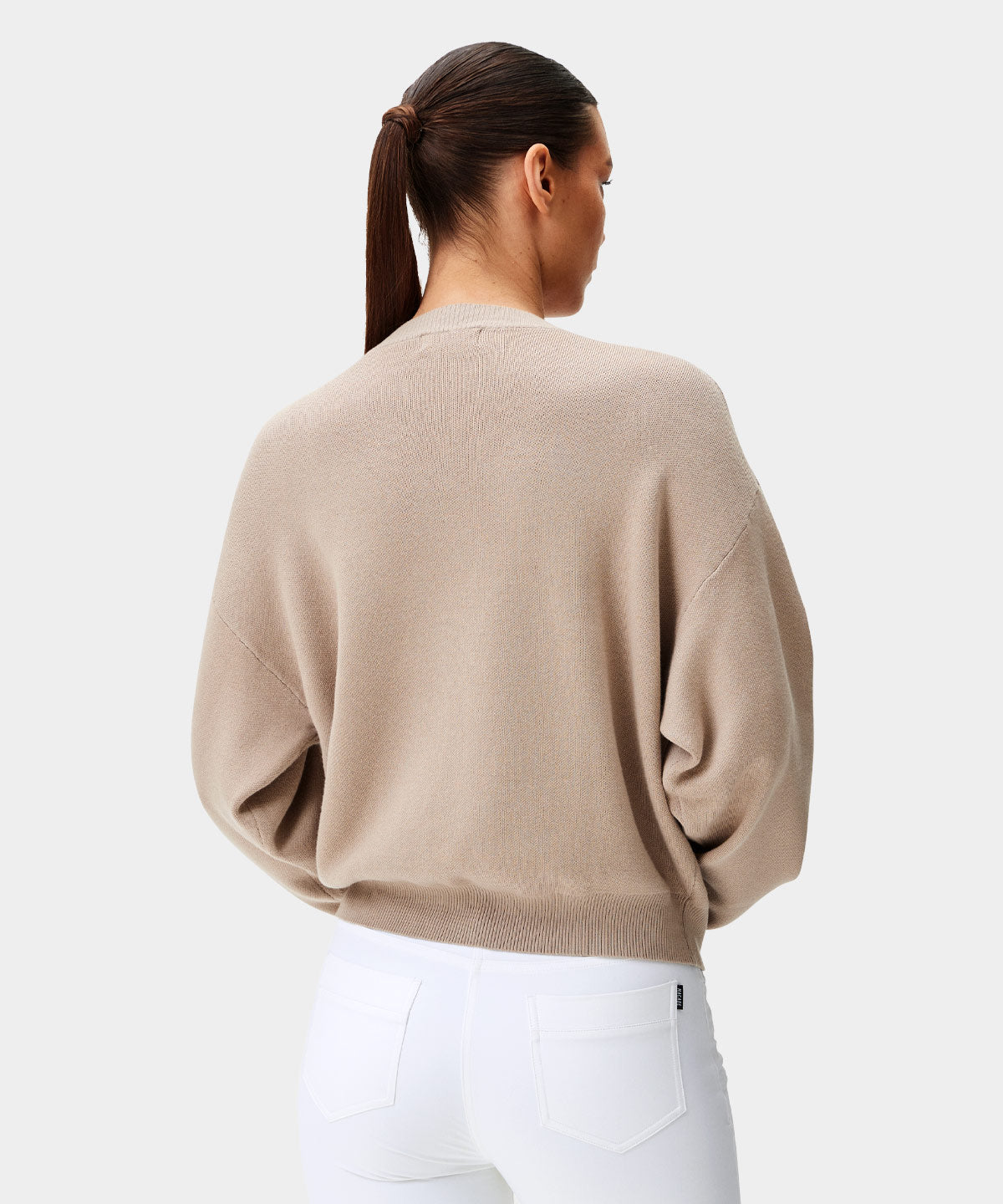 Tan Oversized Knit Sweater