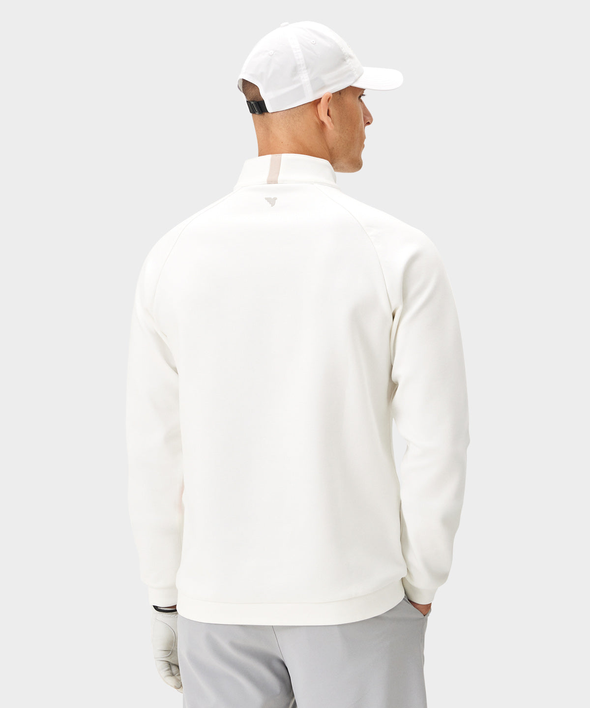 Grant White Performance Quarter Zip