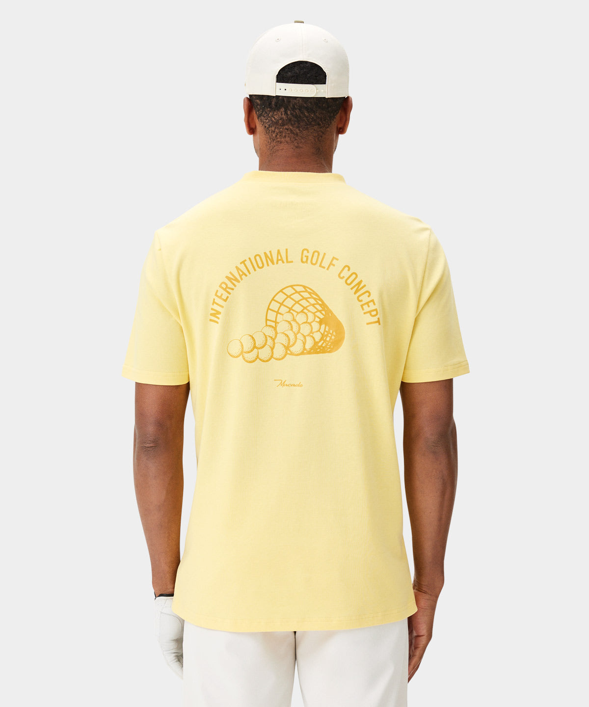 Men's Yellow Players Tee - Macade Golf