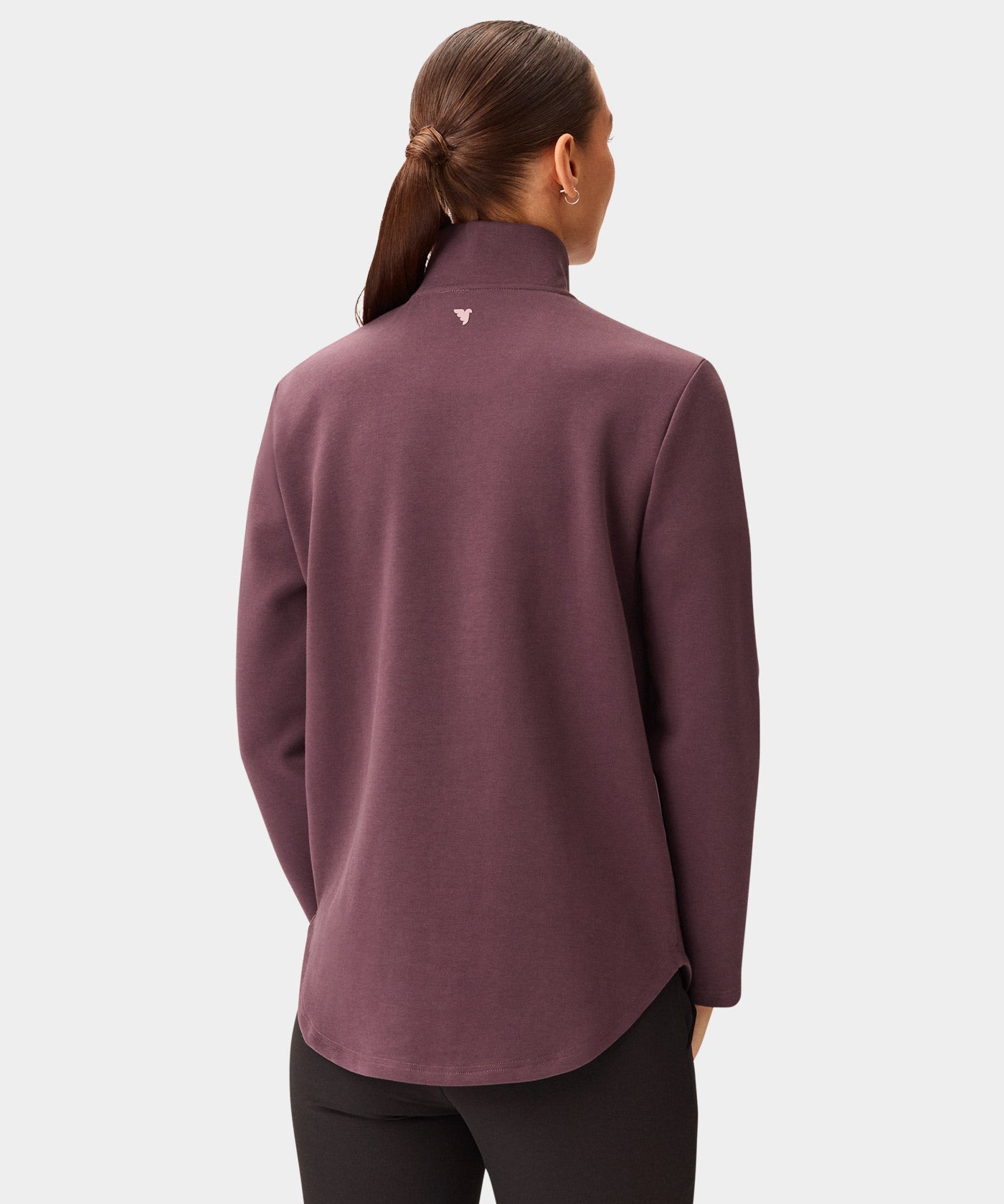 Zoe Mauve Flex Quarter Zip