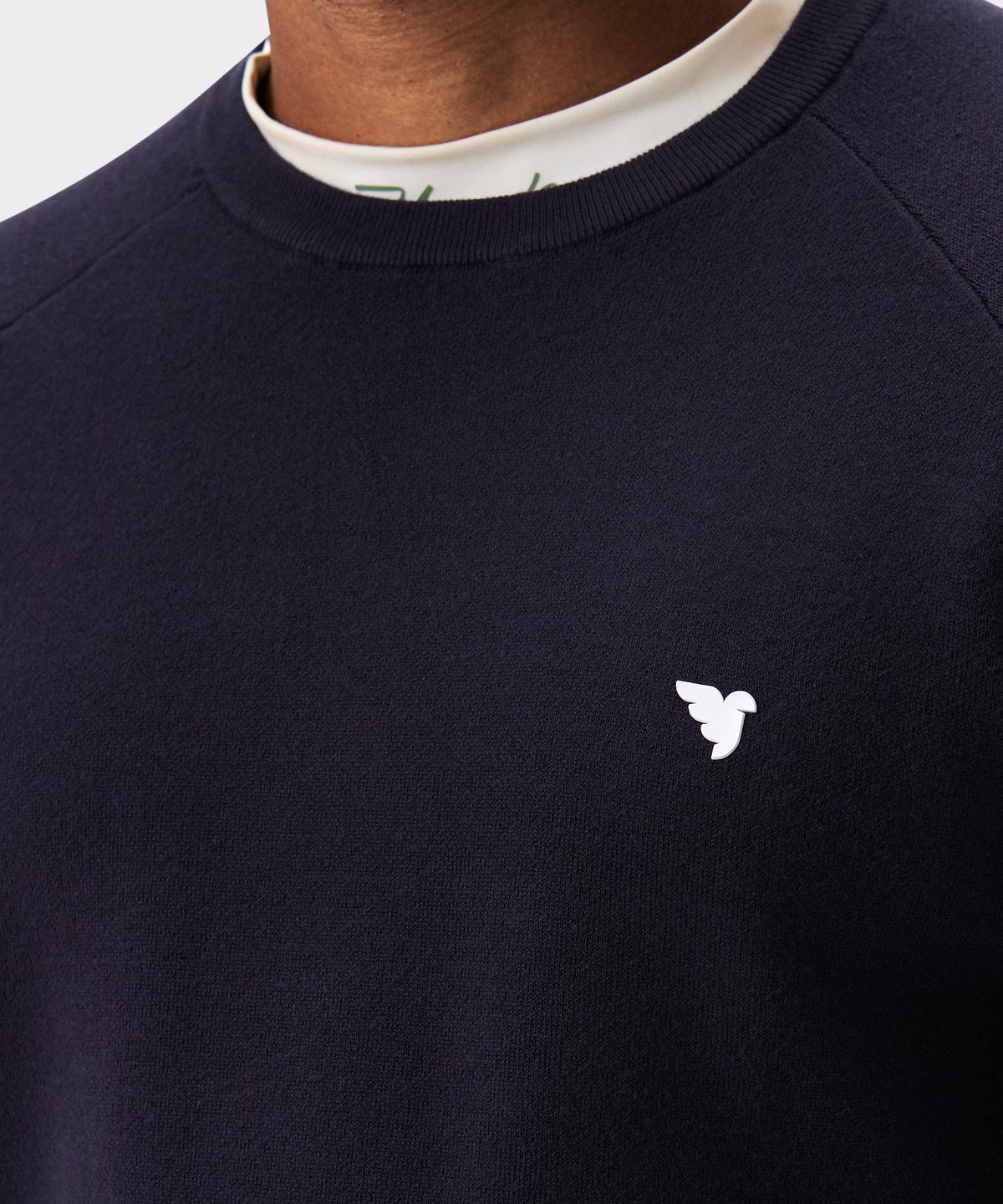 Dark Blue TX Knit Crewneck