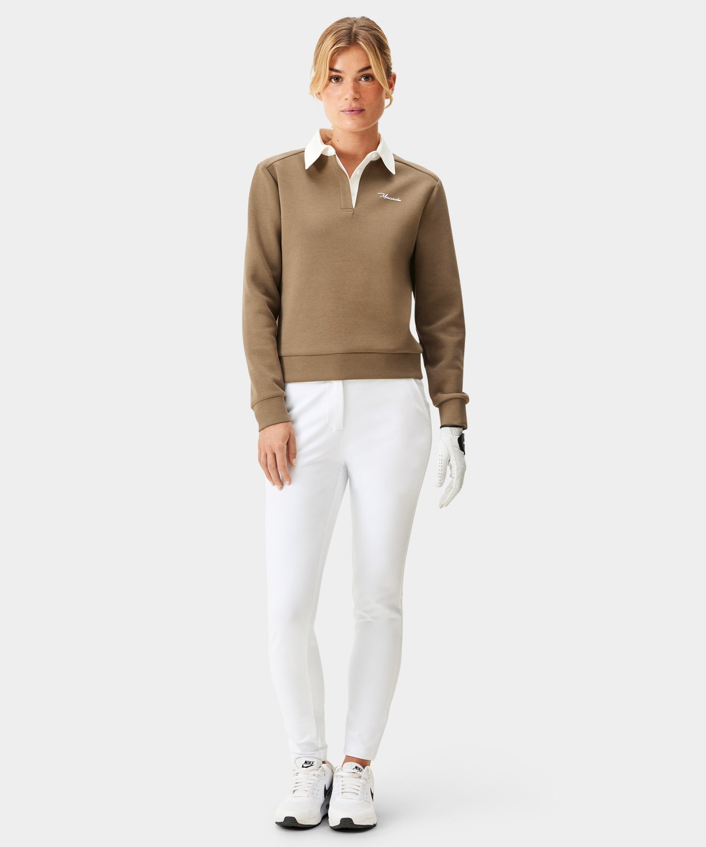 Rae Sepia Polo Sweatshirt
