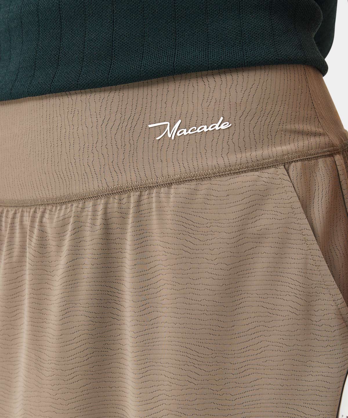 Taupe Crossover Skort Macade Golf