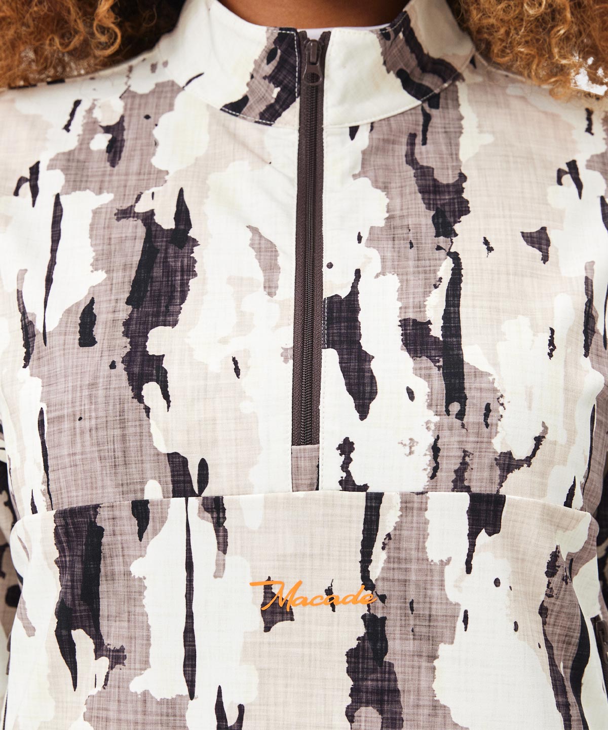 Skylar Camo Cropped Air Anorak