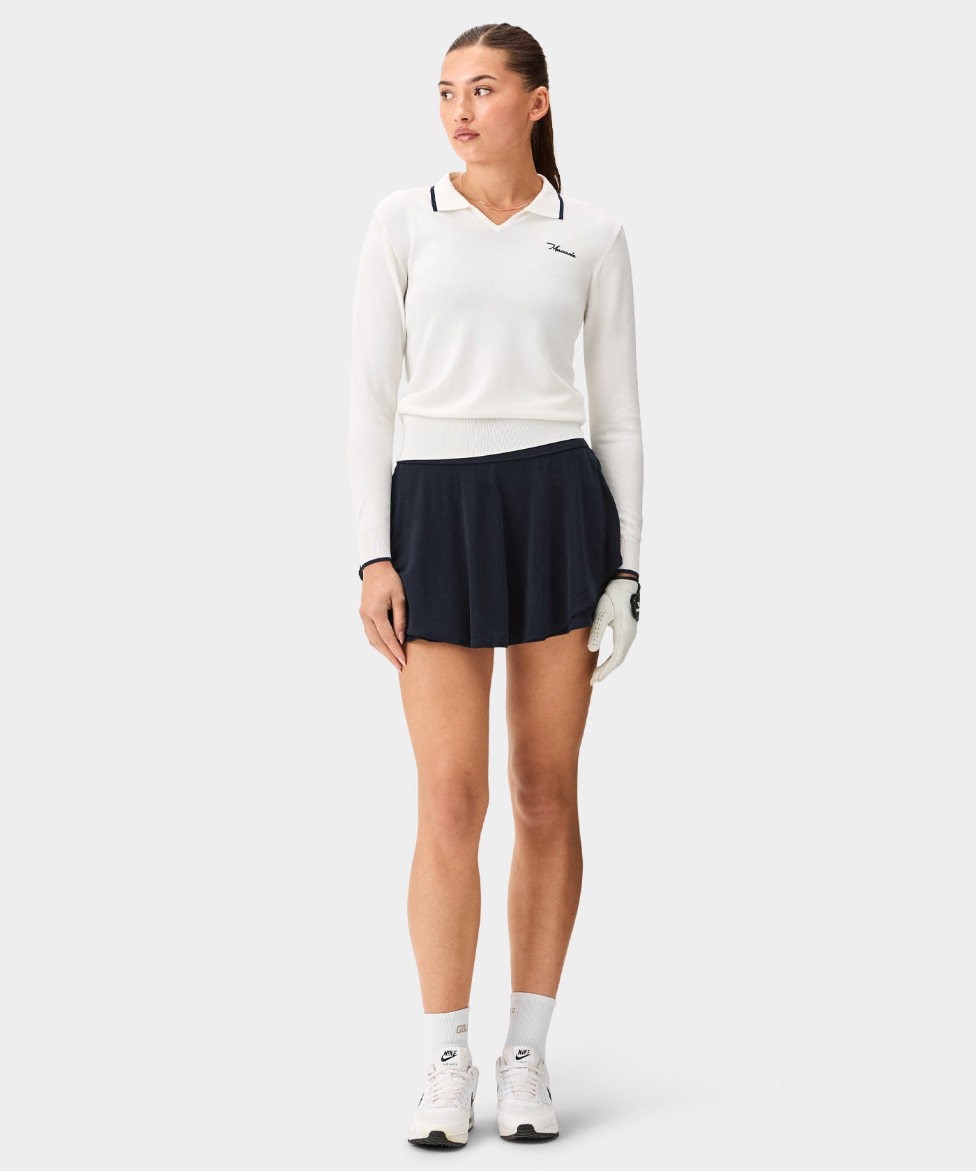 Women's Cleo Navy Tour Skirt - Macade Golf