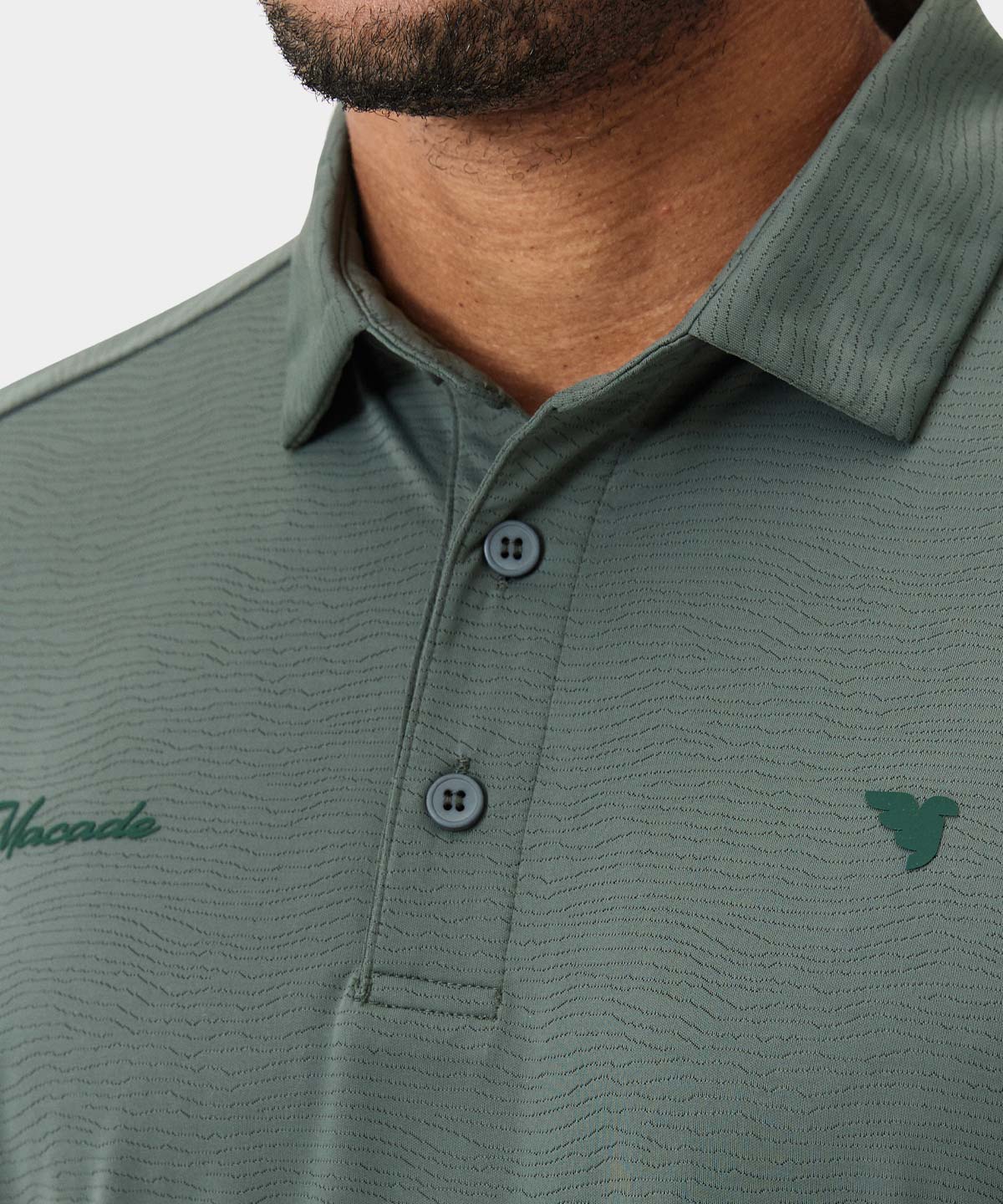 Dark Green Core Tech Shirt Macade Golf