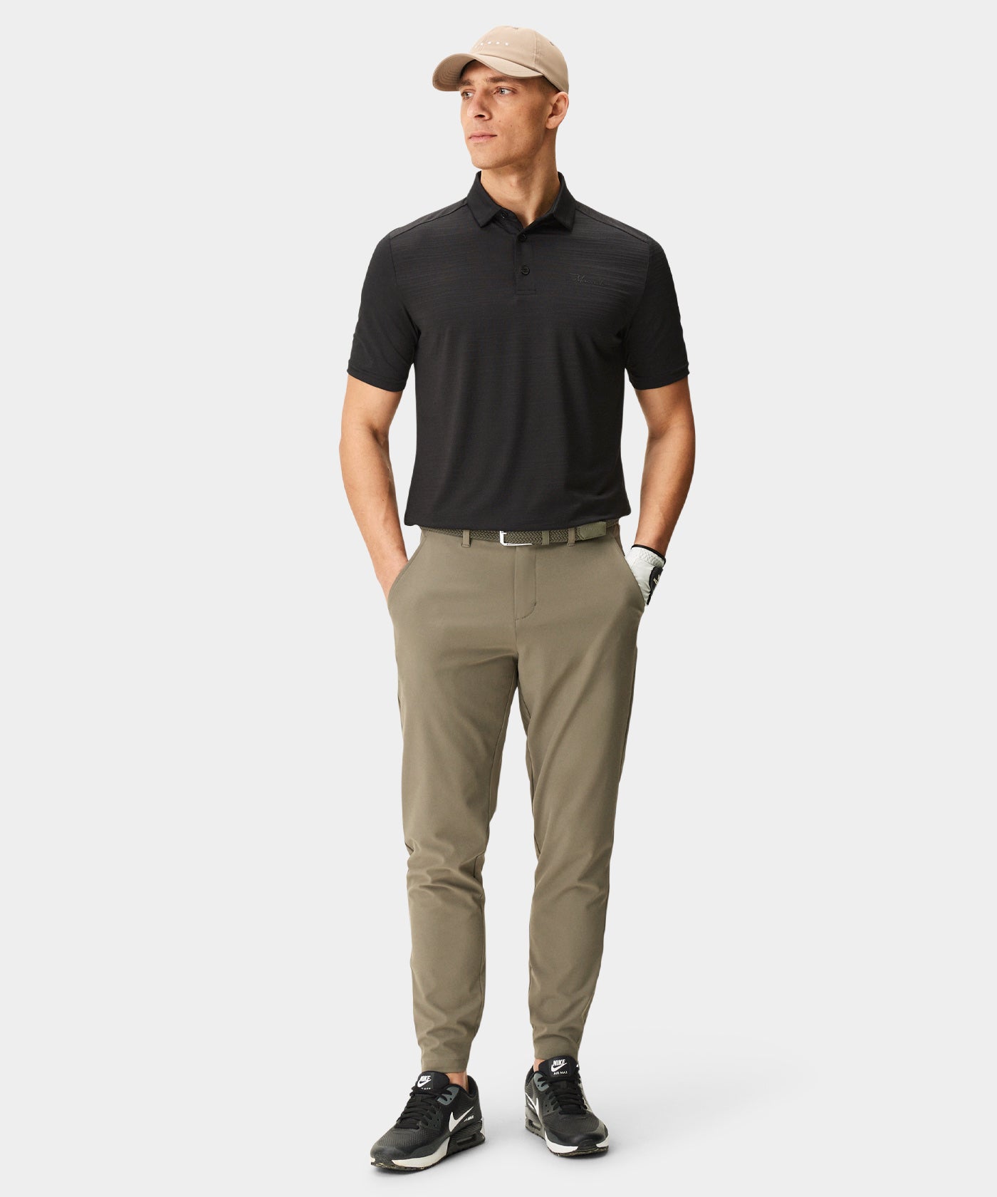 Macade Golf | Men's Four-Way Stretch Joggers - Olive | Size: 32 Regular | Green Macade Golf | Men's Four-Way Stretch Joggers - Olive | Size: 32 Regular | Green