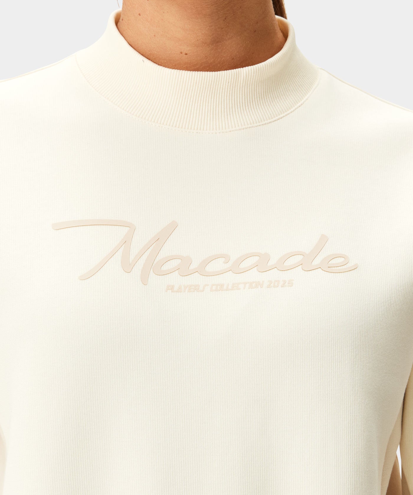 Lace Players Cropped Sweater