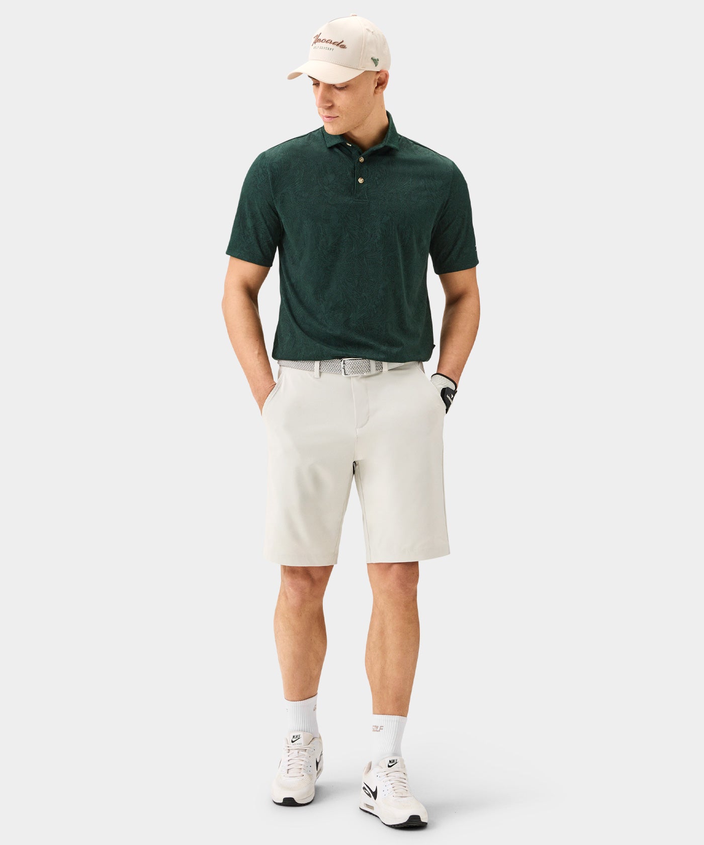 Green Paisley Core Polo Shirt