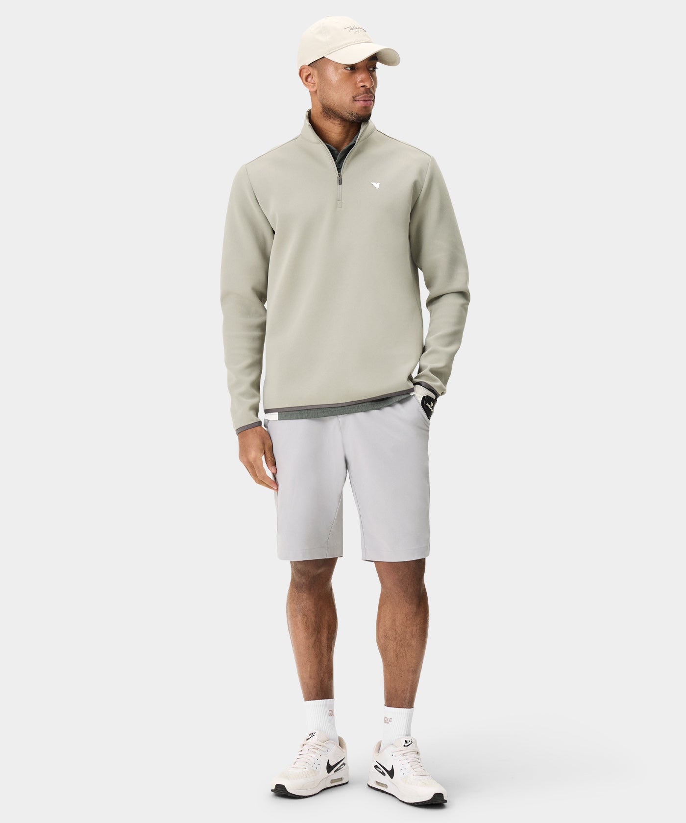 Men's Therma Quarter Zip Golf Sweater - Macade Golf