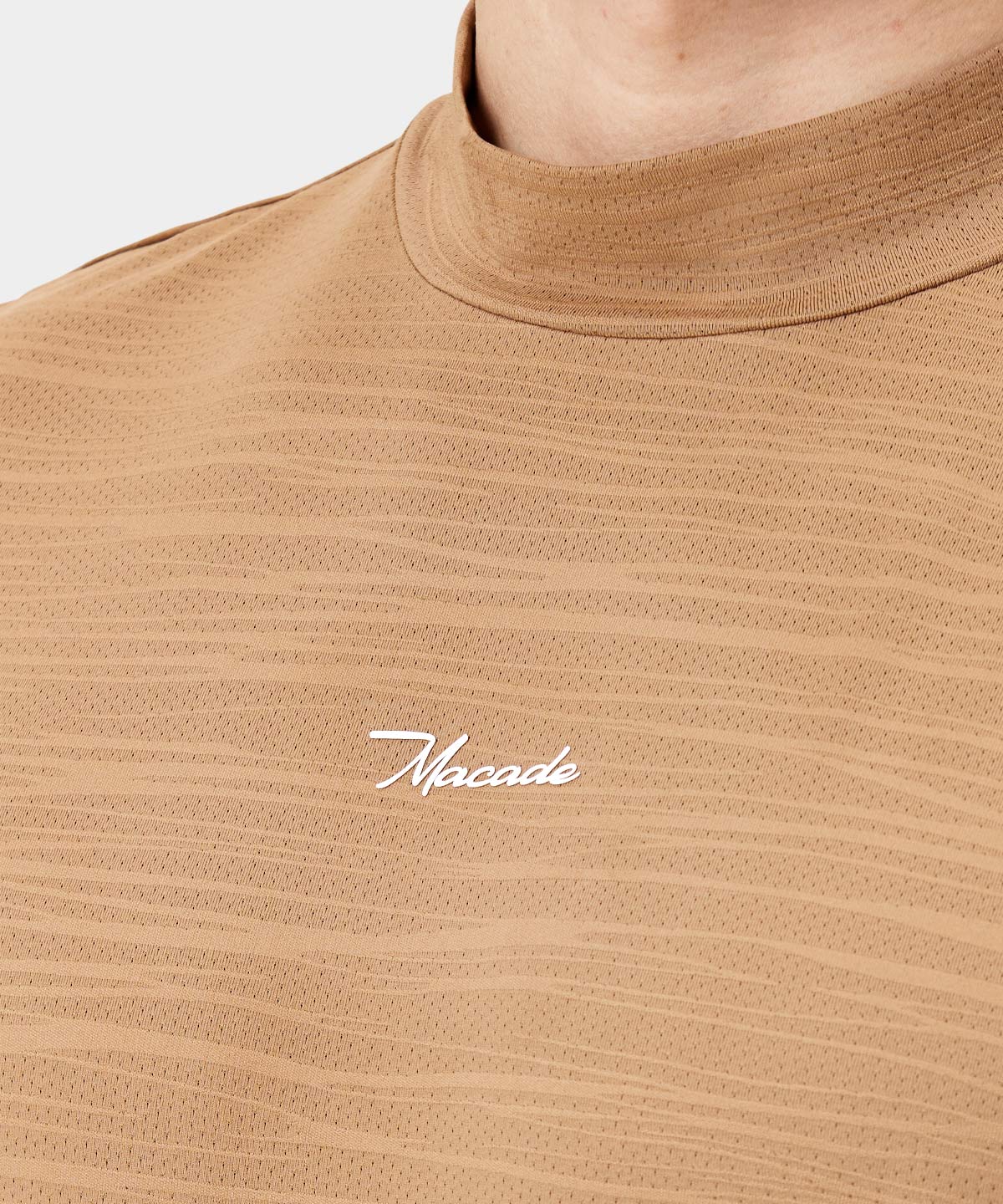 Sepia Jupiter Mock Neck Tee