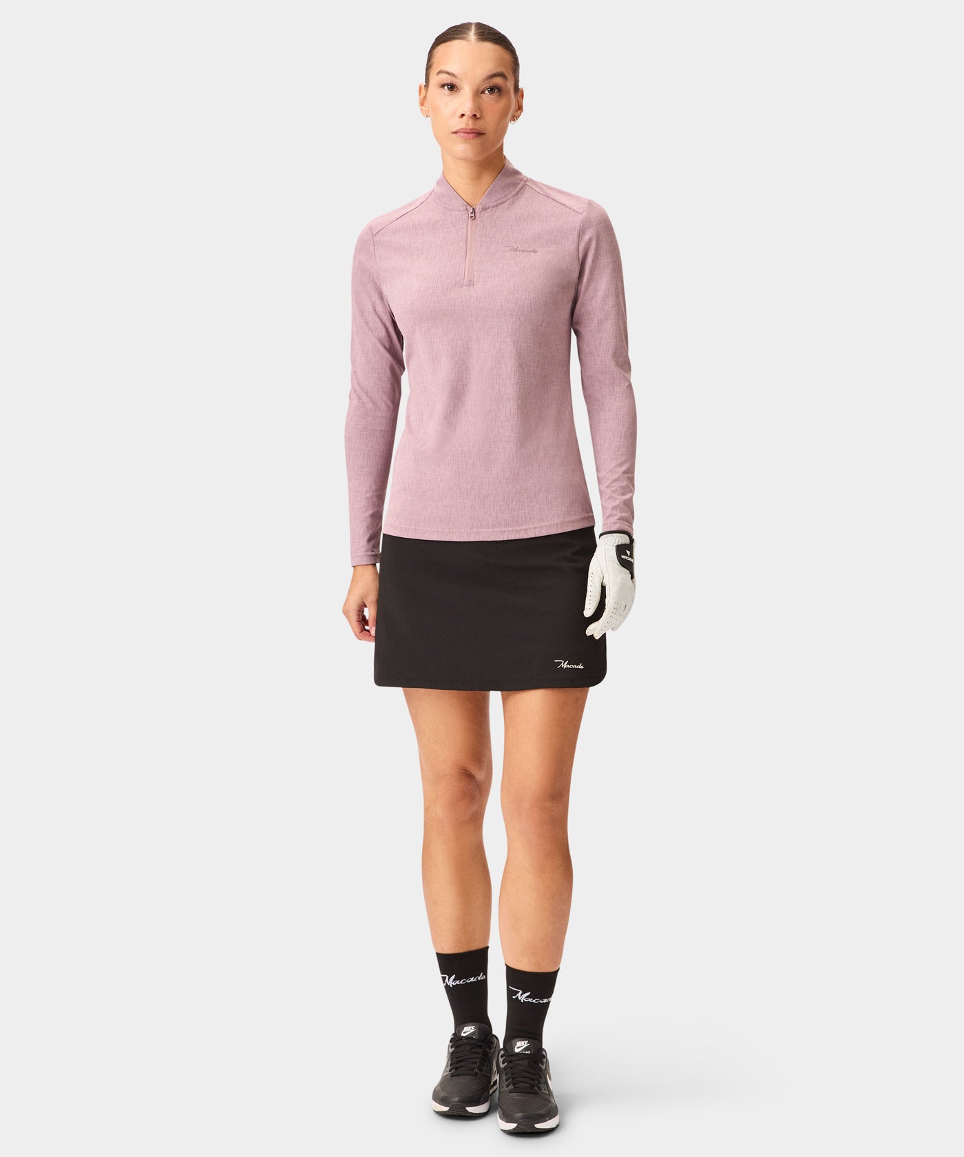 Kaya Black Flex Skort