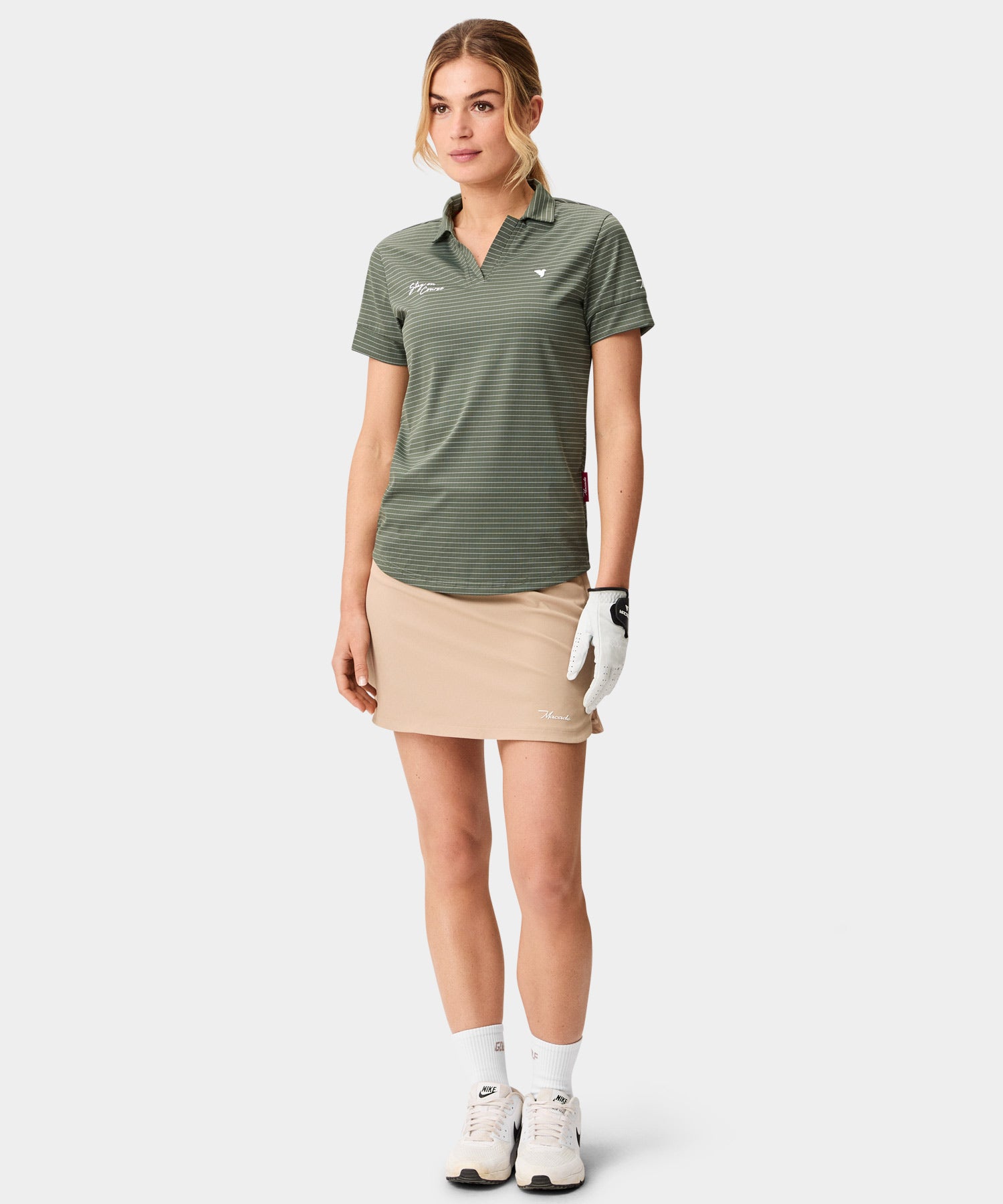 Women's Kaya Flex Golf Skort with Pockets - Macade Golf