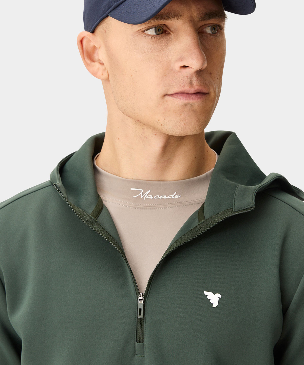 Therma Zip Hoodie - Dark Green