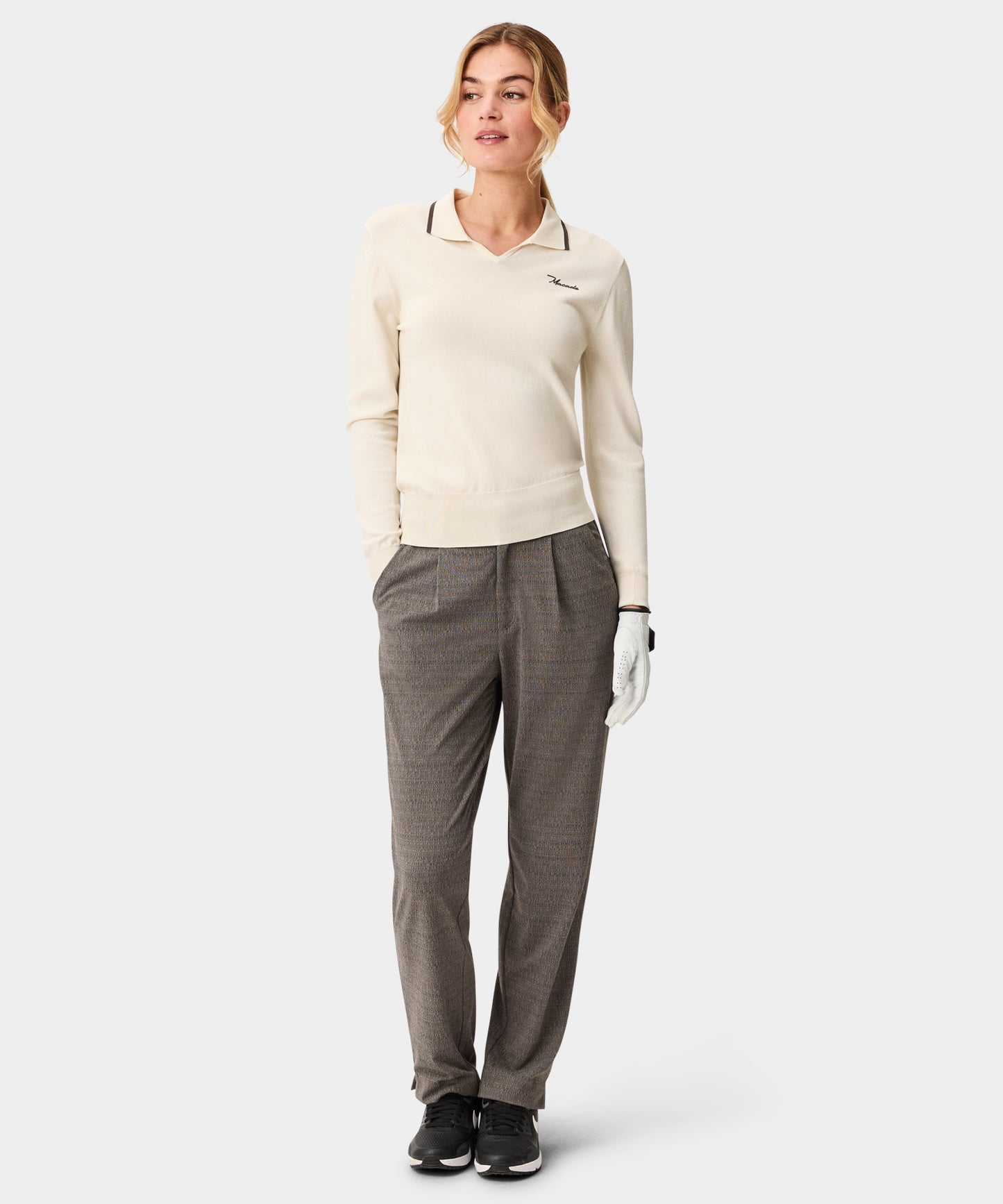 Nola Pleated Trousers - Charcoal