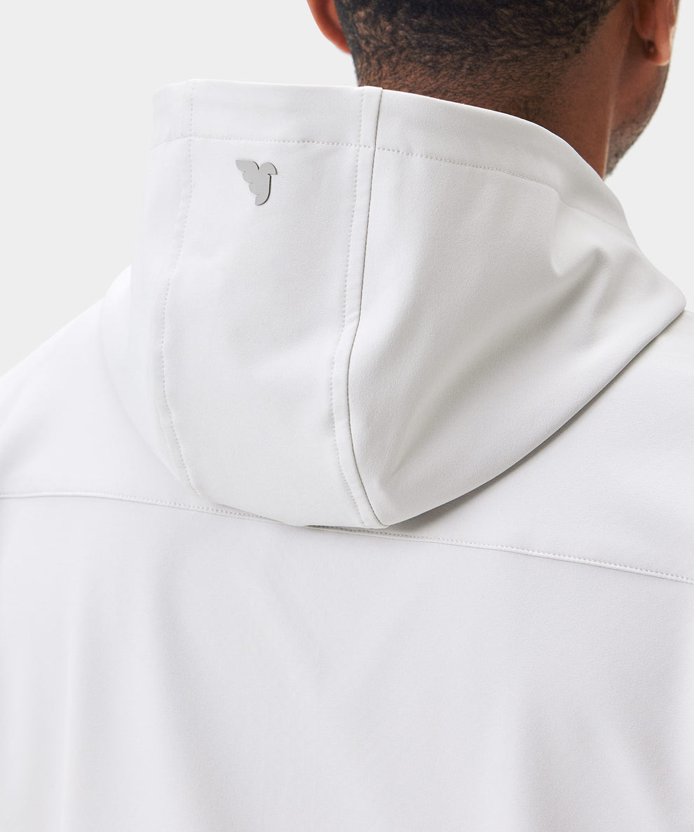 Men's Storm Off-White Wind Shirt - Macade Golf