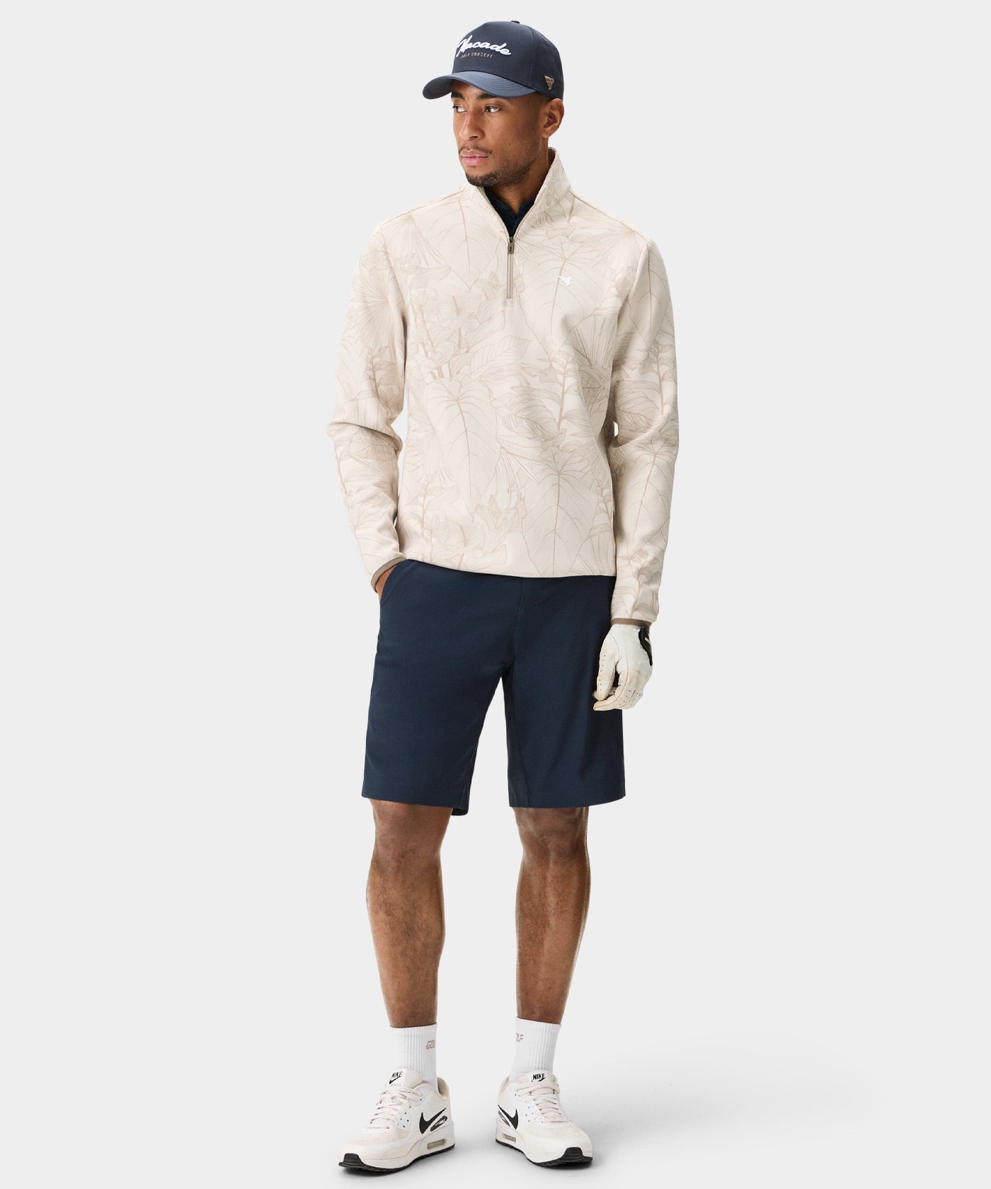 Men's Therma Quarter Zip Golf Sweater - Macade Golf