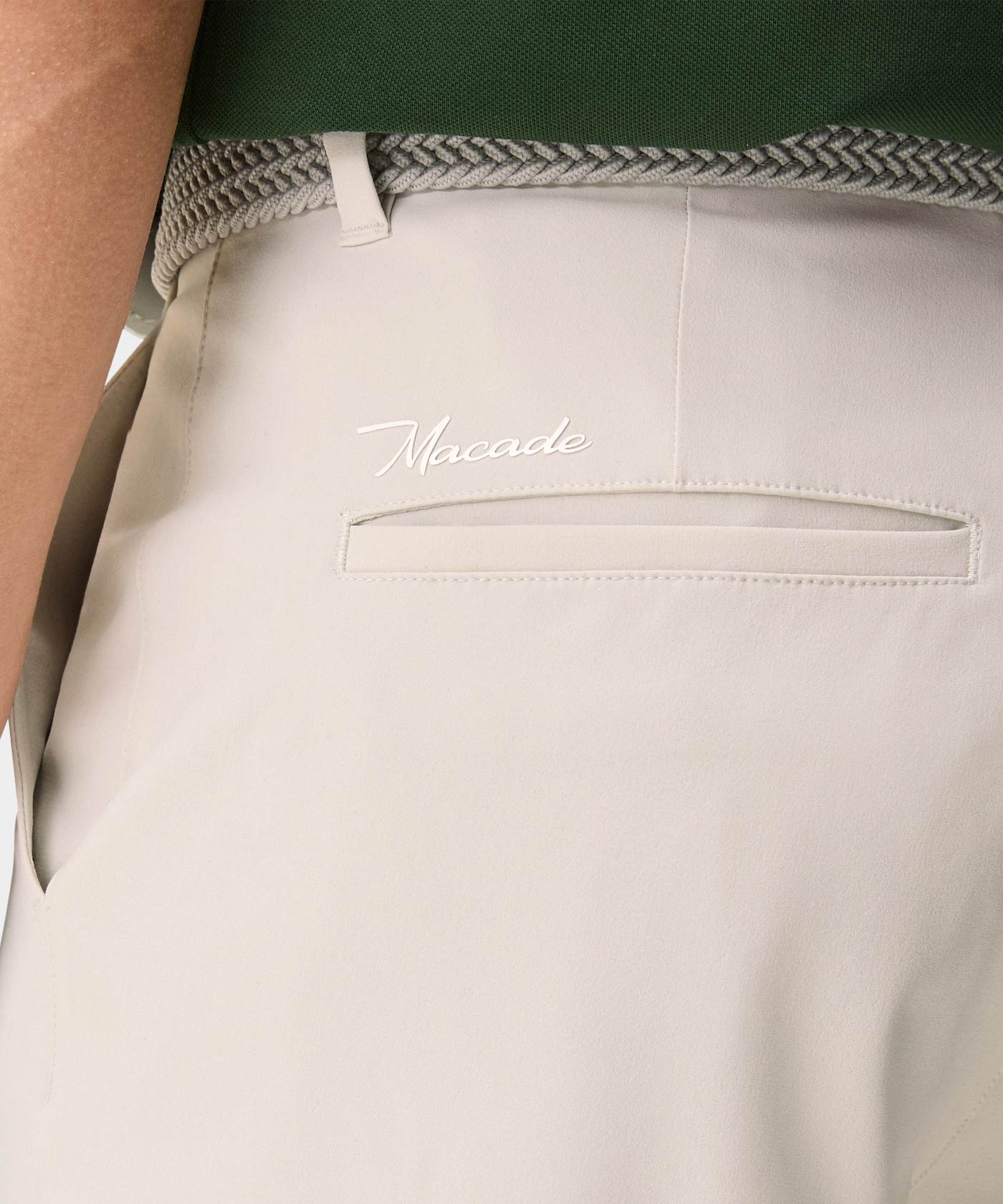 Tan Four-Way Stretch Shorts