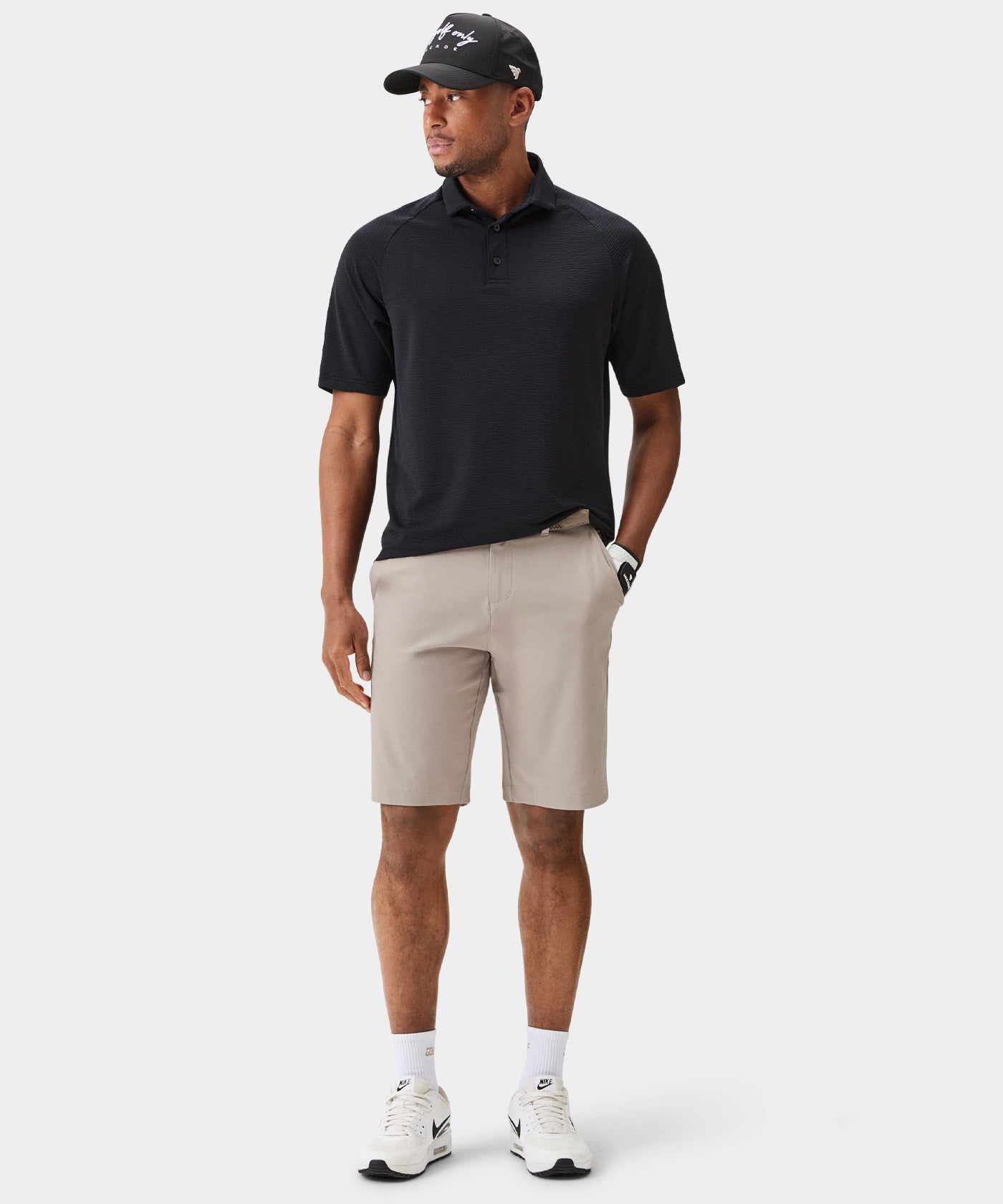Lightweight Black Seersucker Shirt