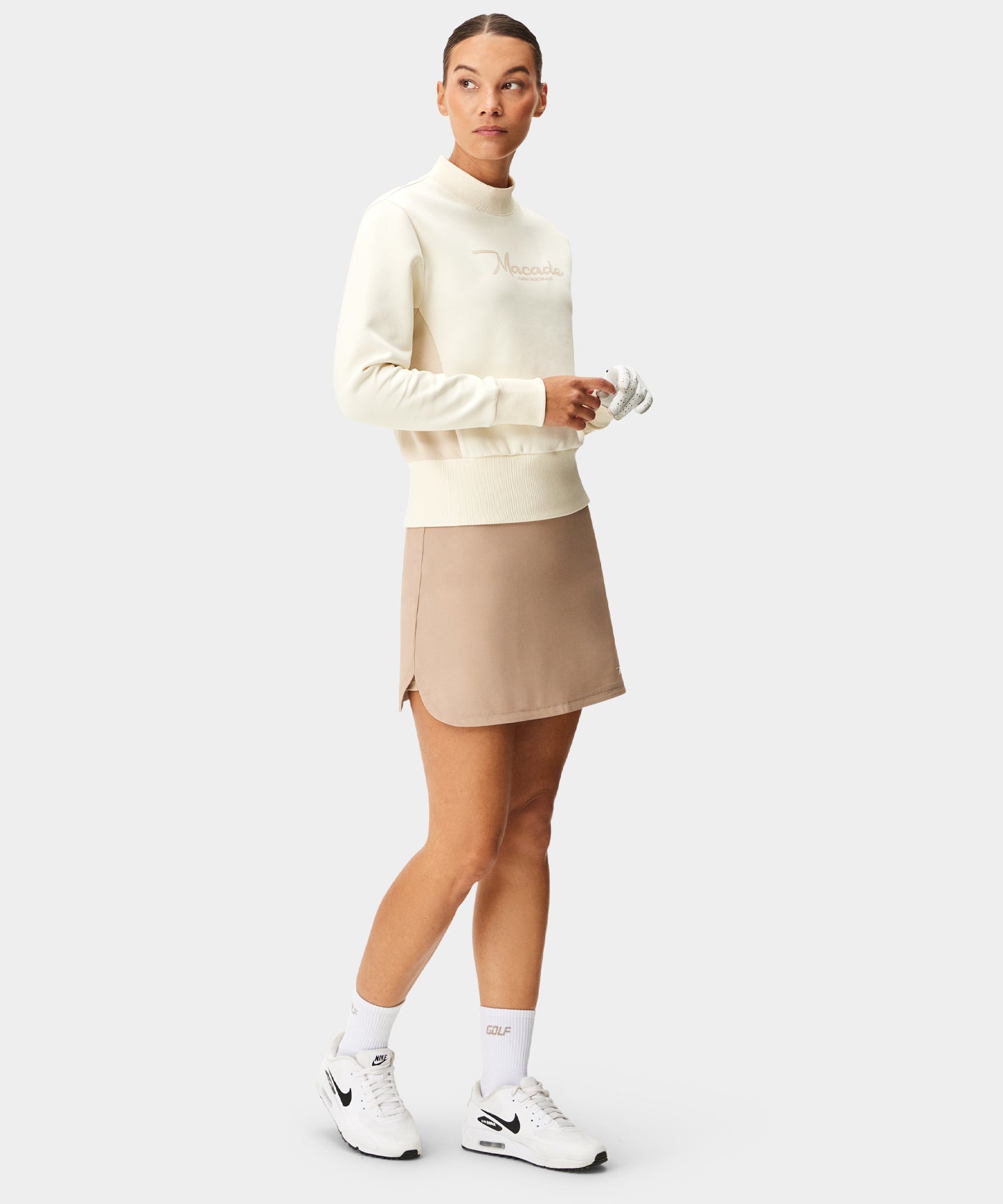 Lace Players Cropped Sweater